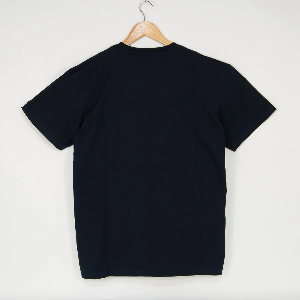 Carhartt WIP - Chase T-Shirt - Dark Navy / Gold - Image 3