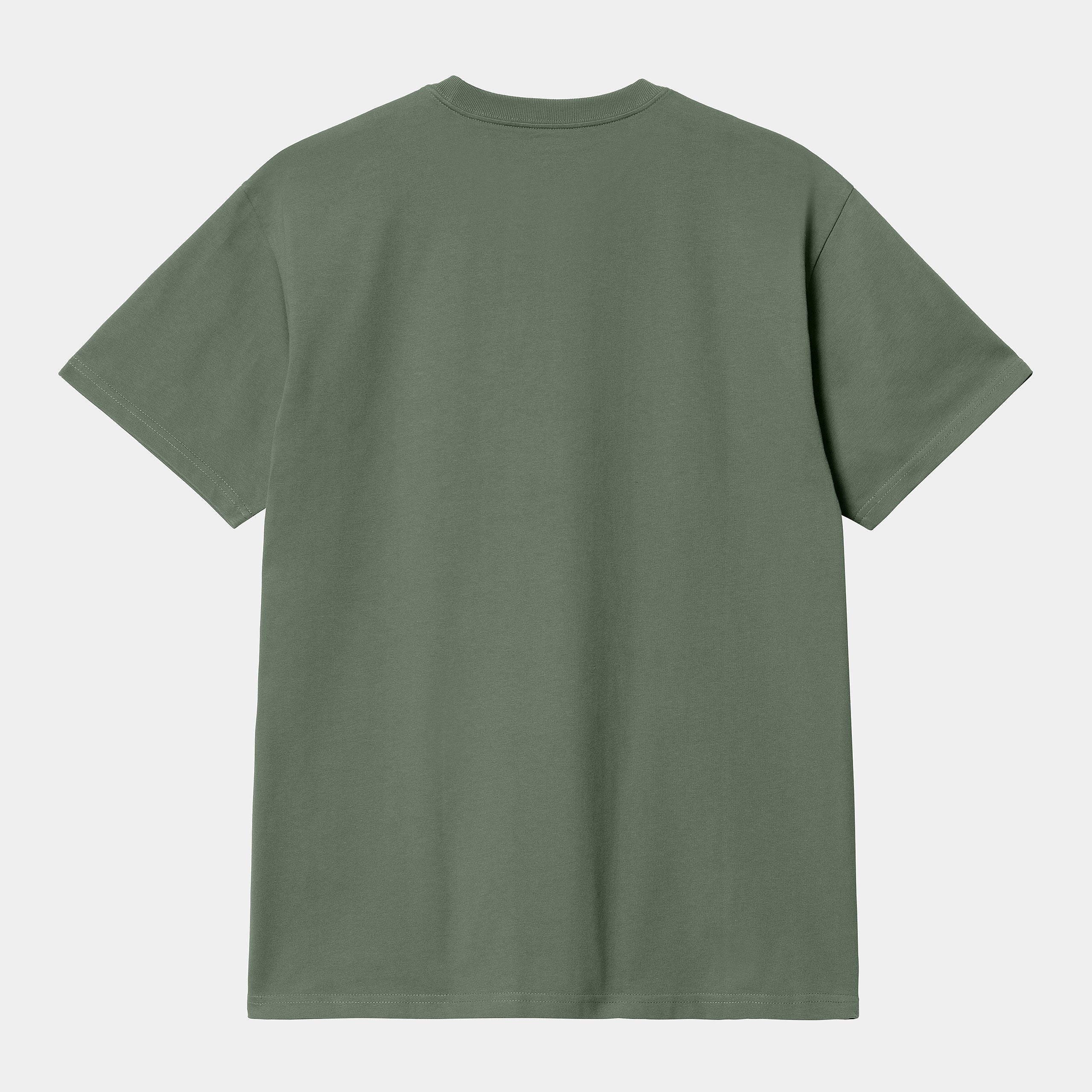 Carhartt WIP - Chase T-Shirt - Duck Green / Gold - Image 2