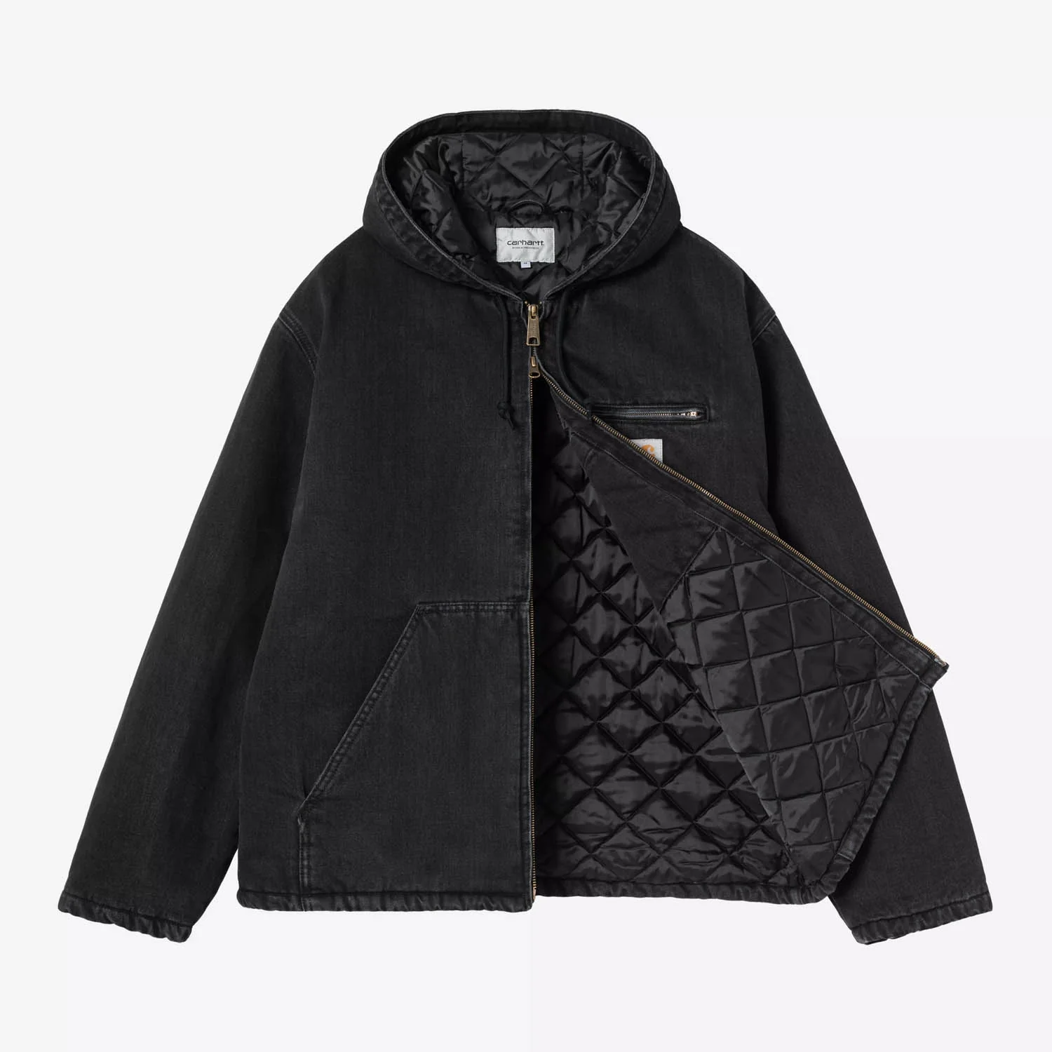 Carhartt WIP - Cleveland Jacket - Black Stone Washed - Image 2