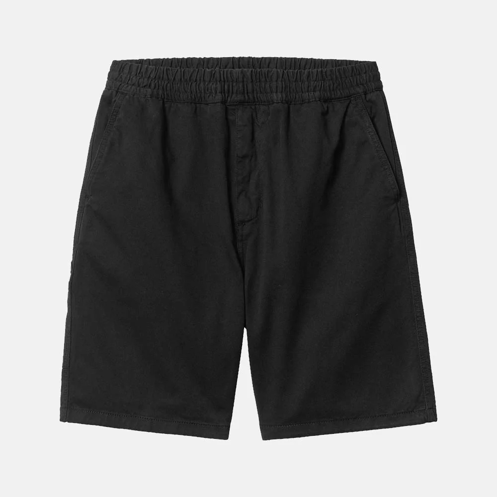 Carhartt WIP - Flint Short - Black (Garment Dyed) - Image 2