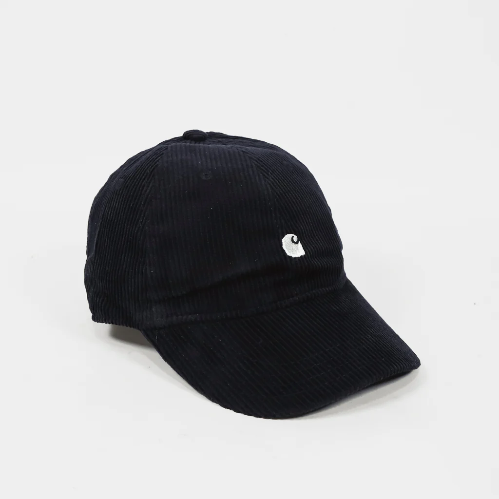 Carhartt WIP - Harlem Cord Cap - Dark Navy / Wax