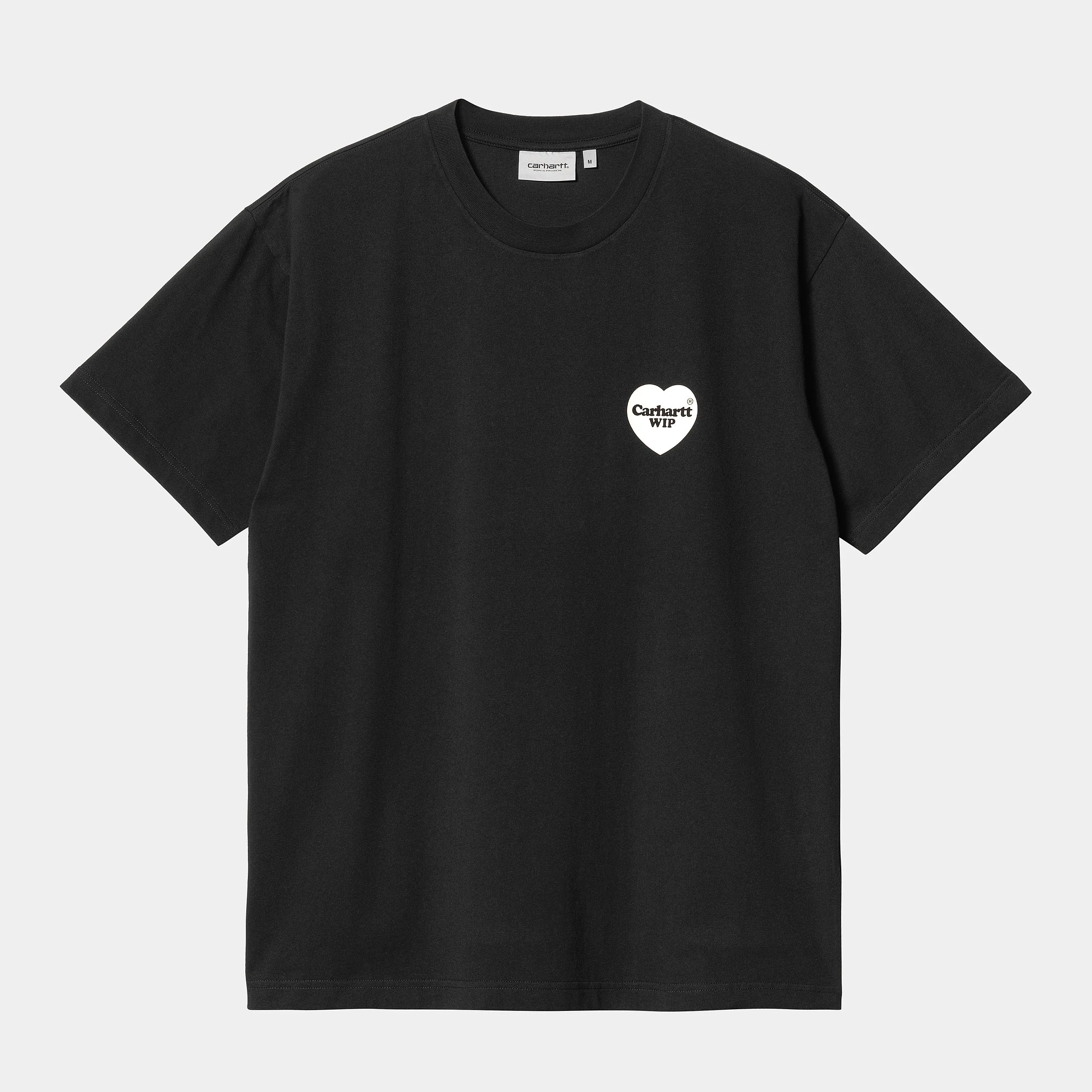 Carhartt WIP - Heart Bandana T-Shirt - Black / White - Image 2