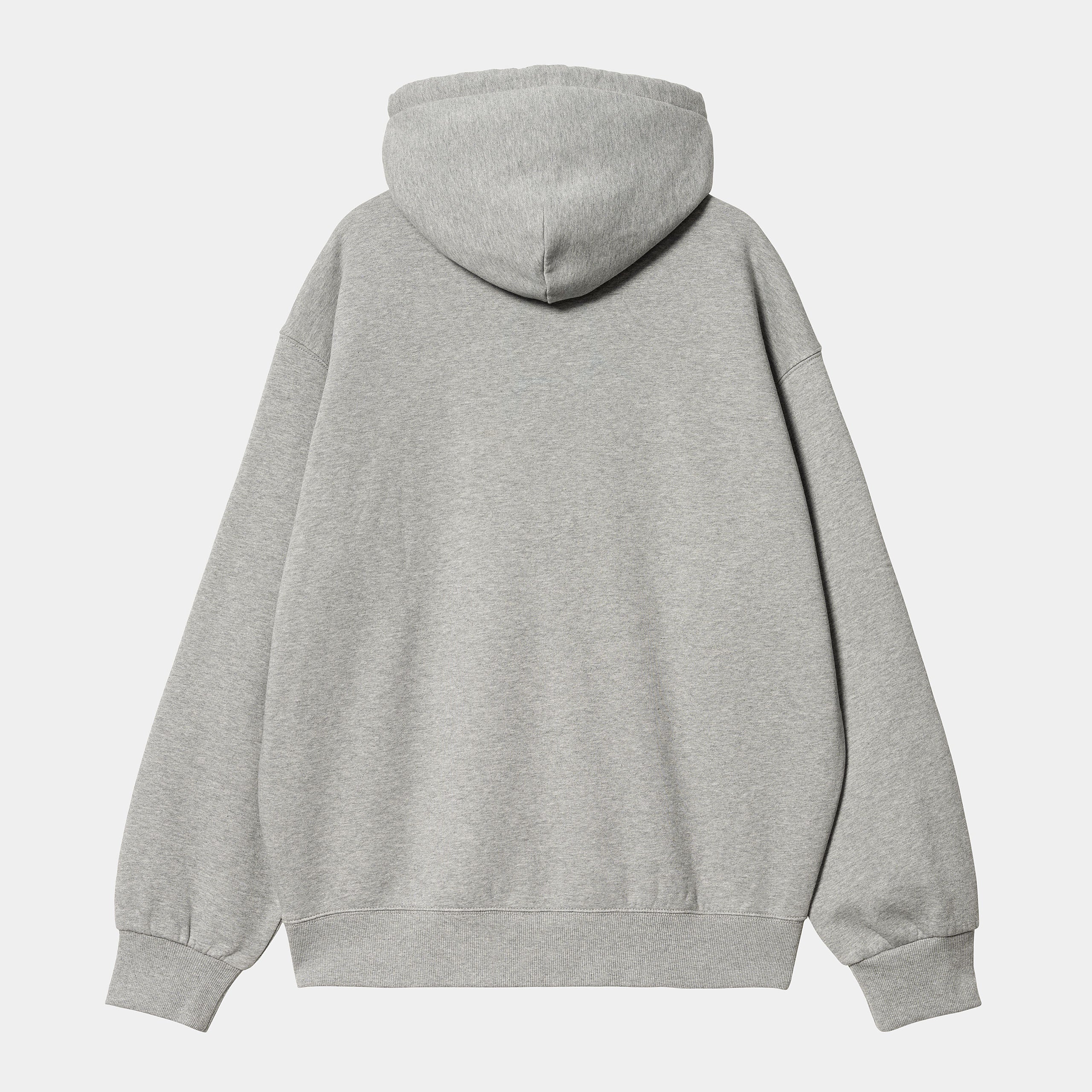 Carhartt WIP - Heart Patch Pullover Hooded Sweatshirt - Grey Heather - Image 2