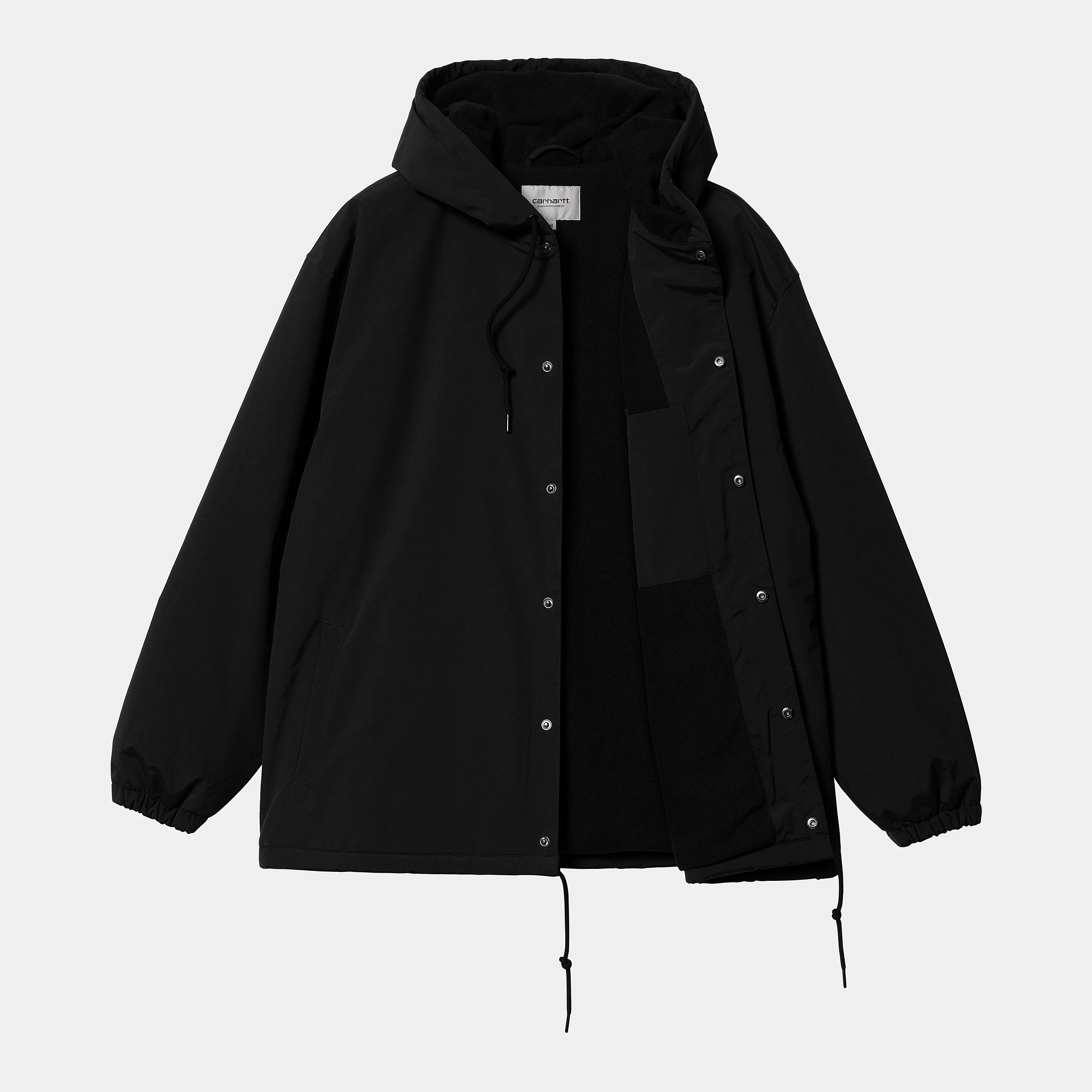 Carhartt WIP - Hooded Coach Jacket - Black / White - Image 2