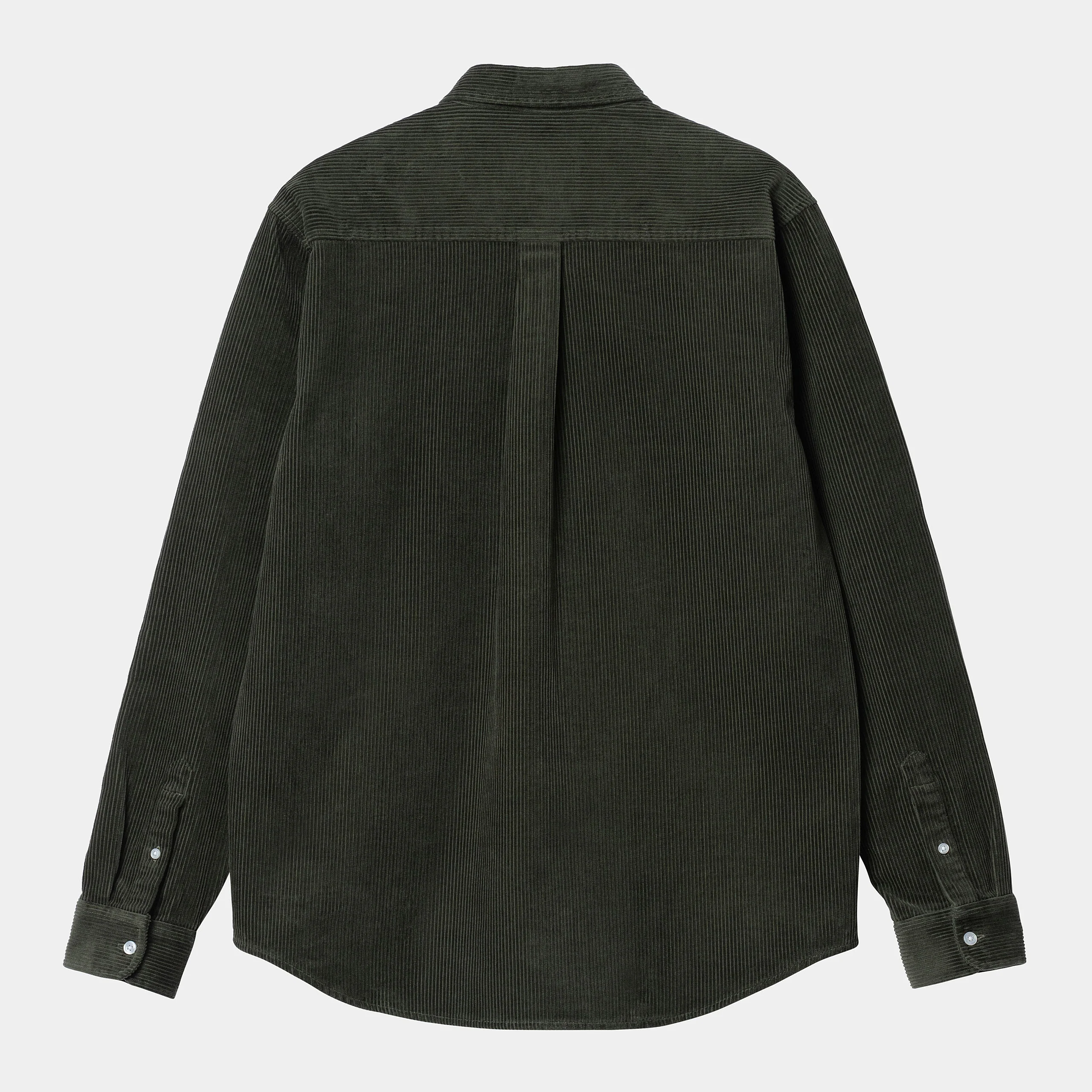 Carhartt WIP - Madison Corduroy Longsleeve Shirt - Plant / Wax - Image 2