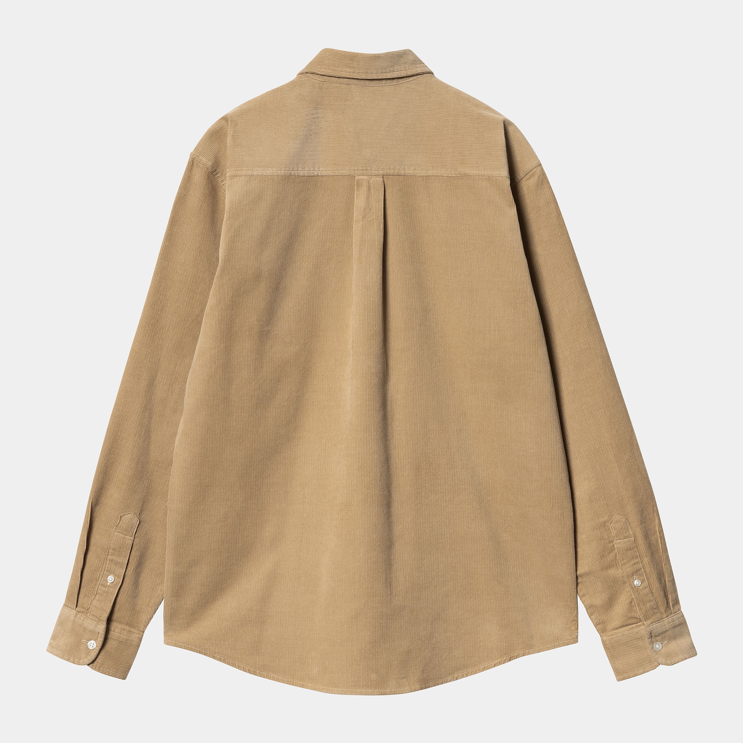 Carhartt WIP - Madison Corduroy Longsleeve Shirt - Sable / Black - Image 2