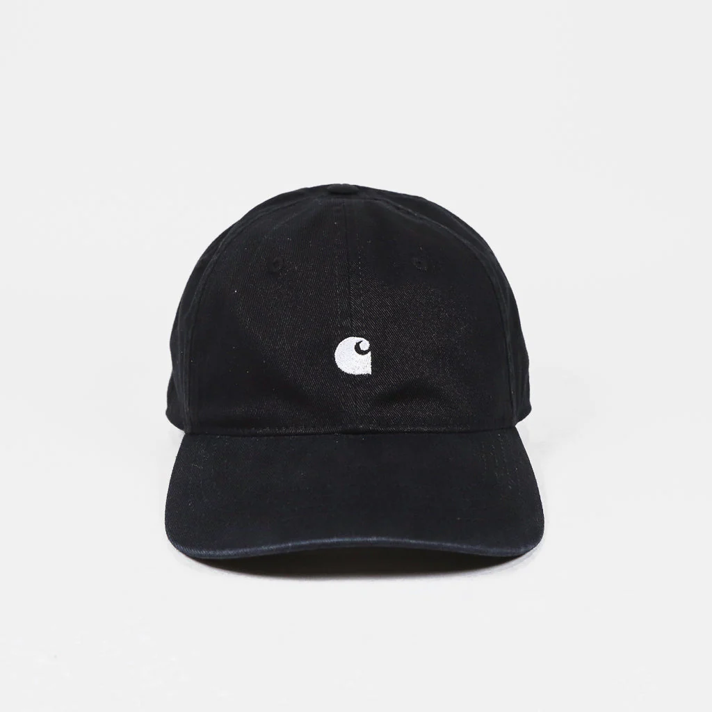 Carhartt WIP - Madison Logo Cap - Black / White - Image 2