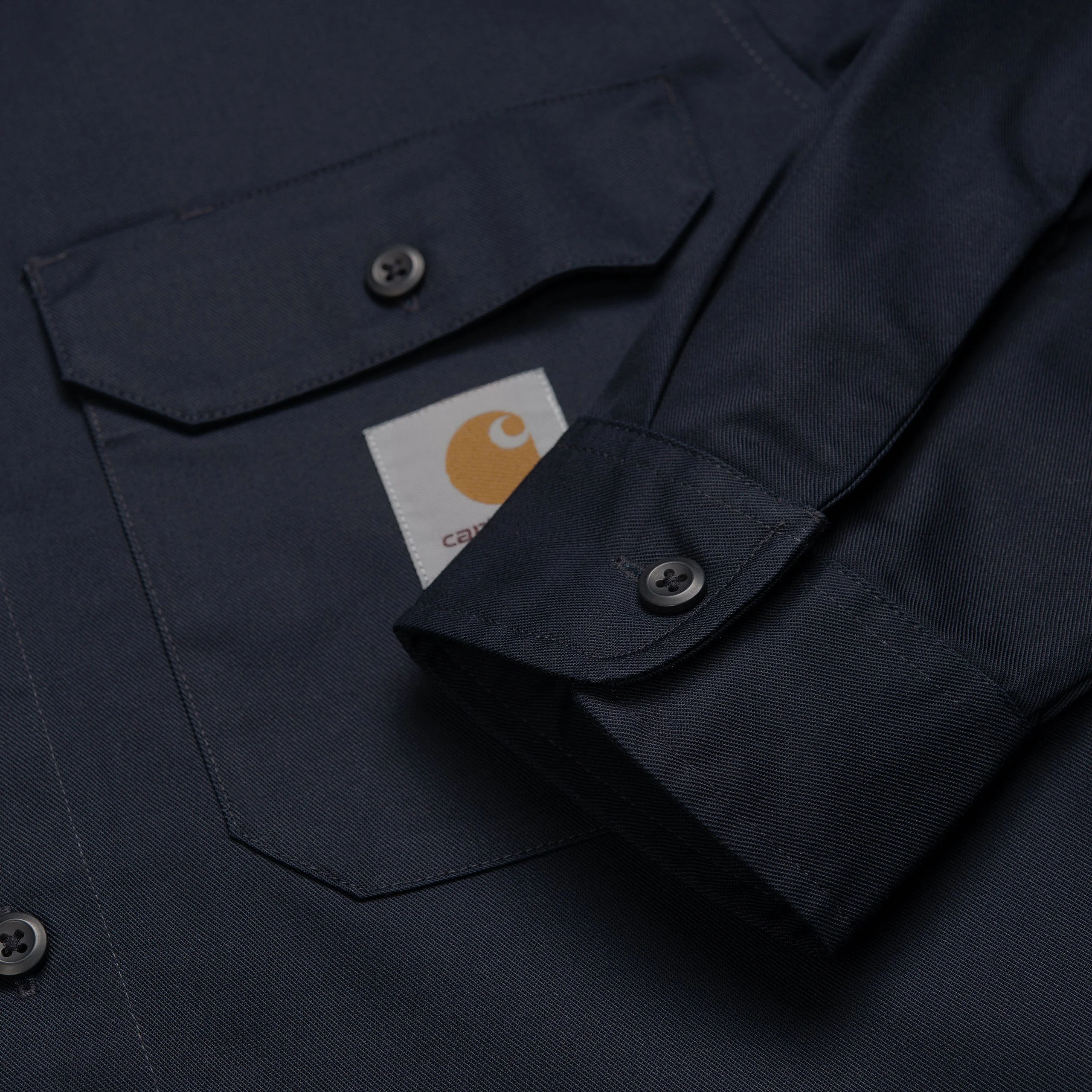 Carhartt WIP - Master Shirt - Dark Navy - Image 3