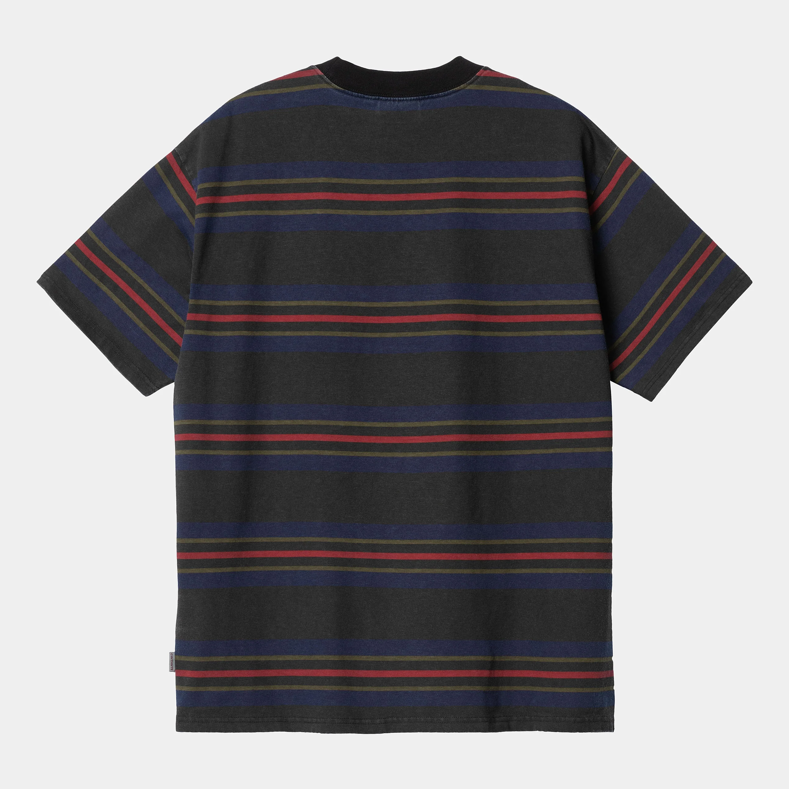 Carhartt WIP - Oregon Stripe T-Shirt - Starco Stripe / Black Heather - Image 2