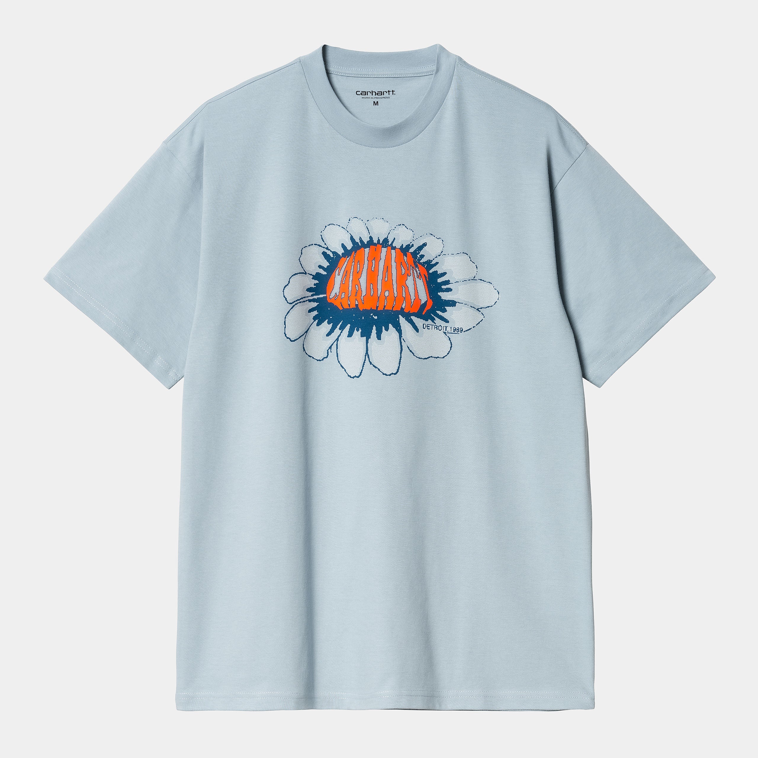 Carhartt WIP - Pixel Flower T-Shirt - Frosted Blue