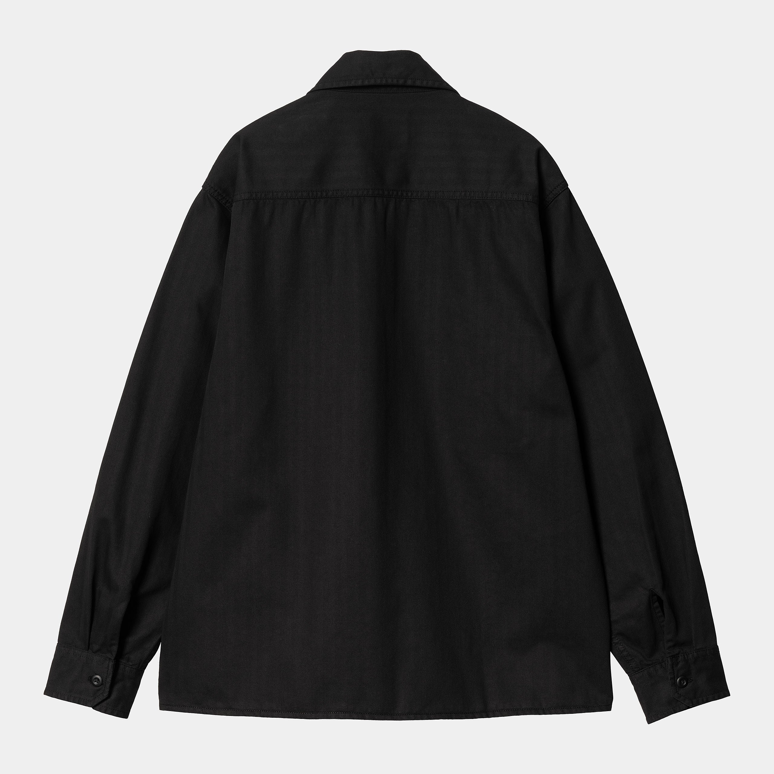 Carhartt WIP - Rainer Shirt Jacket - Black Garment Dyed - Image 3