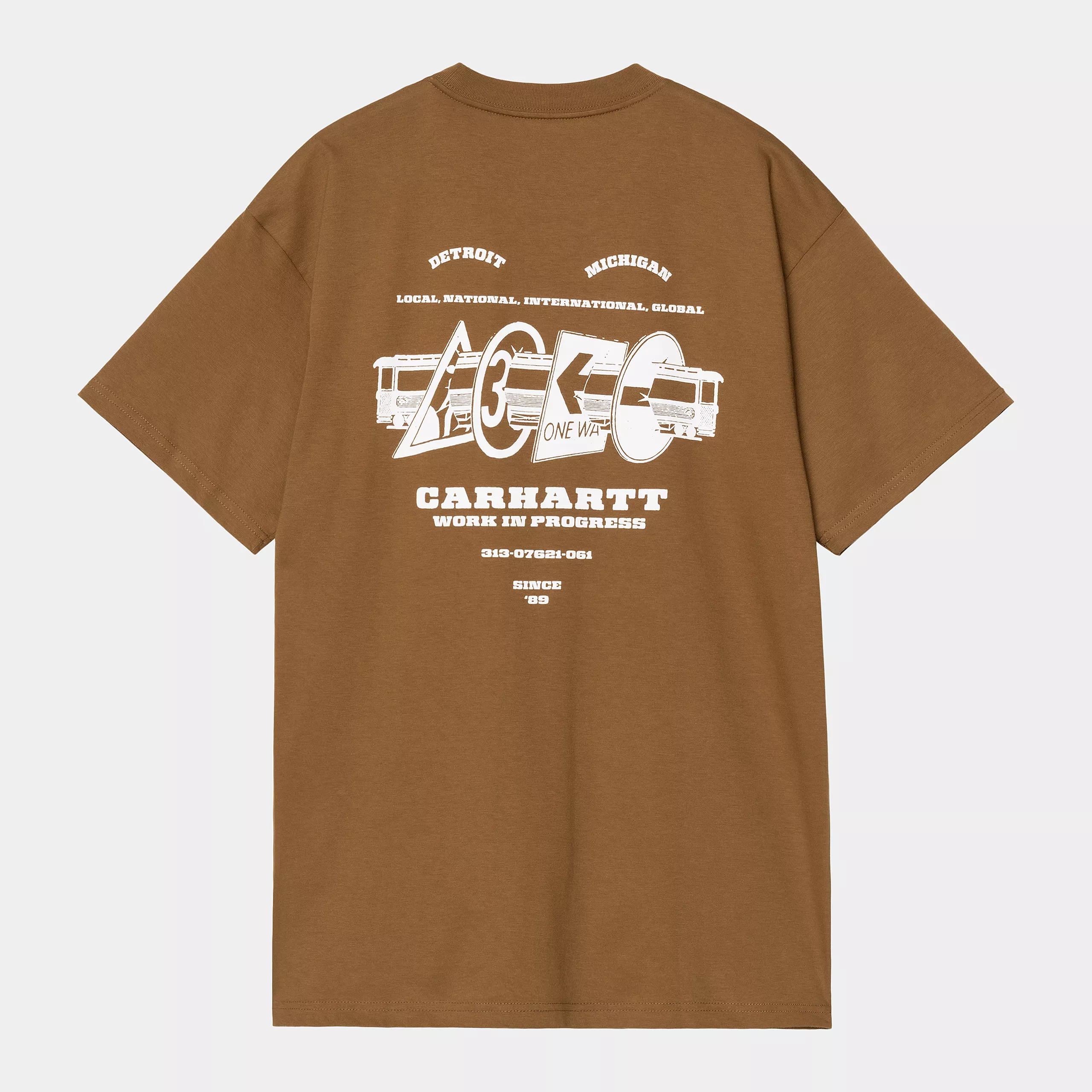 Carhartt WIP - Runaway T-Shirt - Hamilton Brown / White