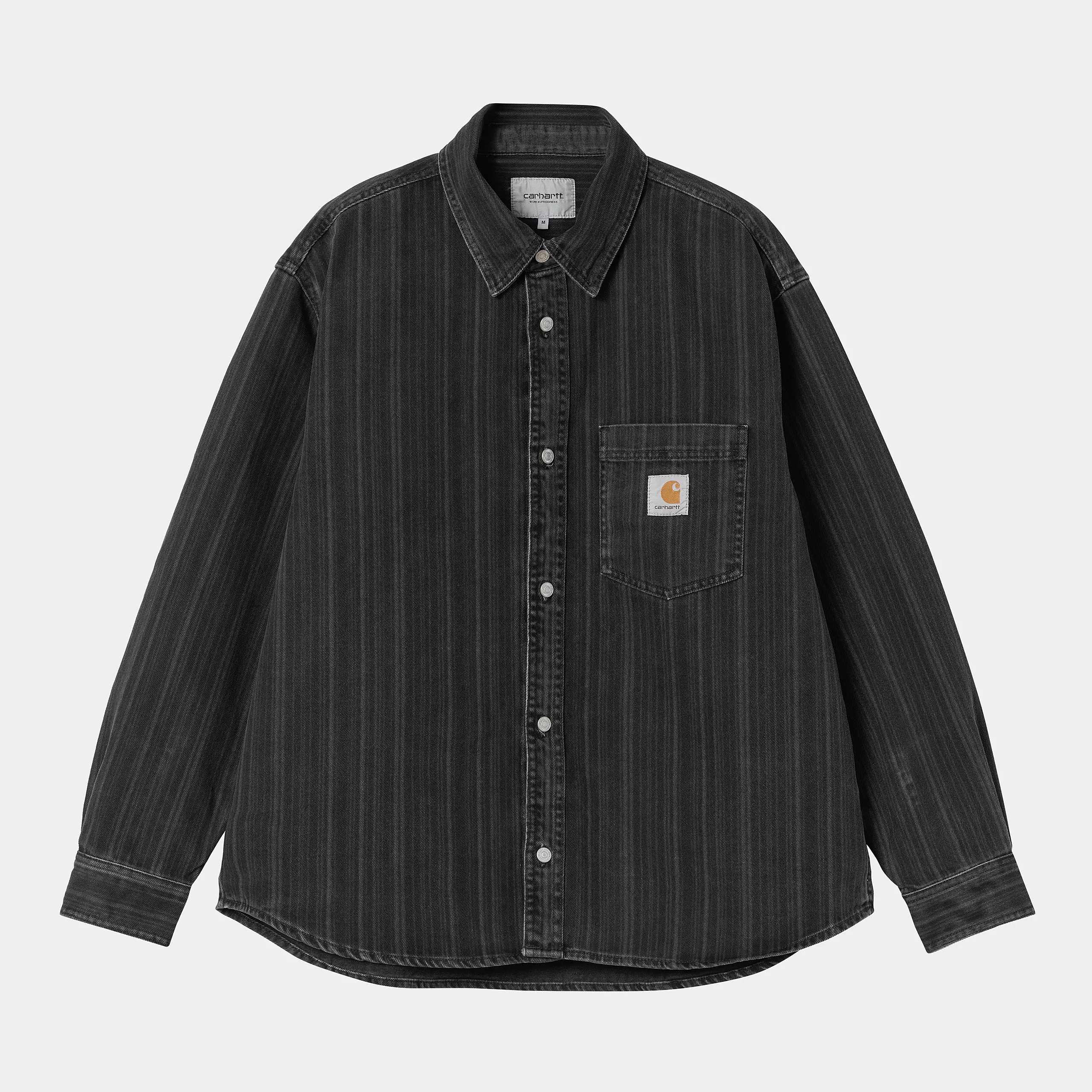 Carhartt WIP - Rylan Shirt Jacket - Rylan Stripe / Black Stone Wash