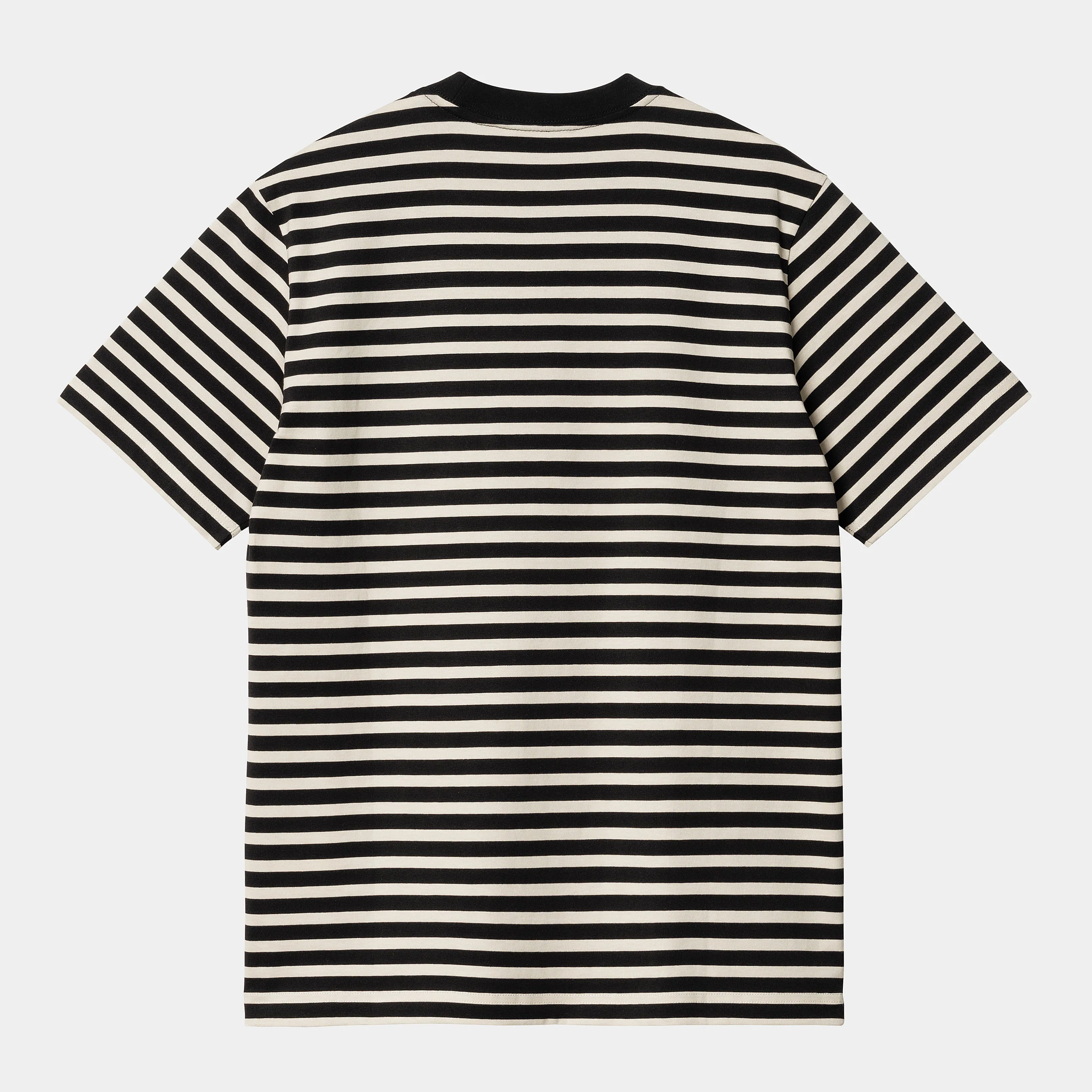 Carhartt WIP - Seidler Stripe Pocket T-Shirt - Salt / Black - Image 2