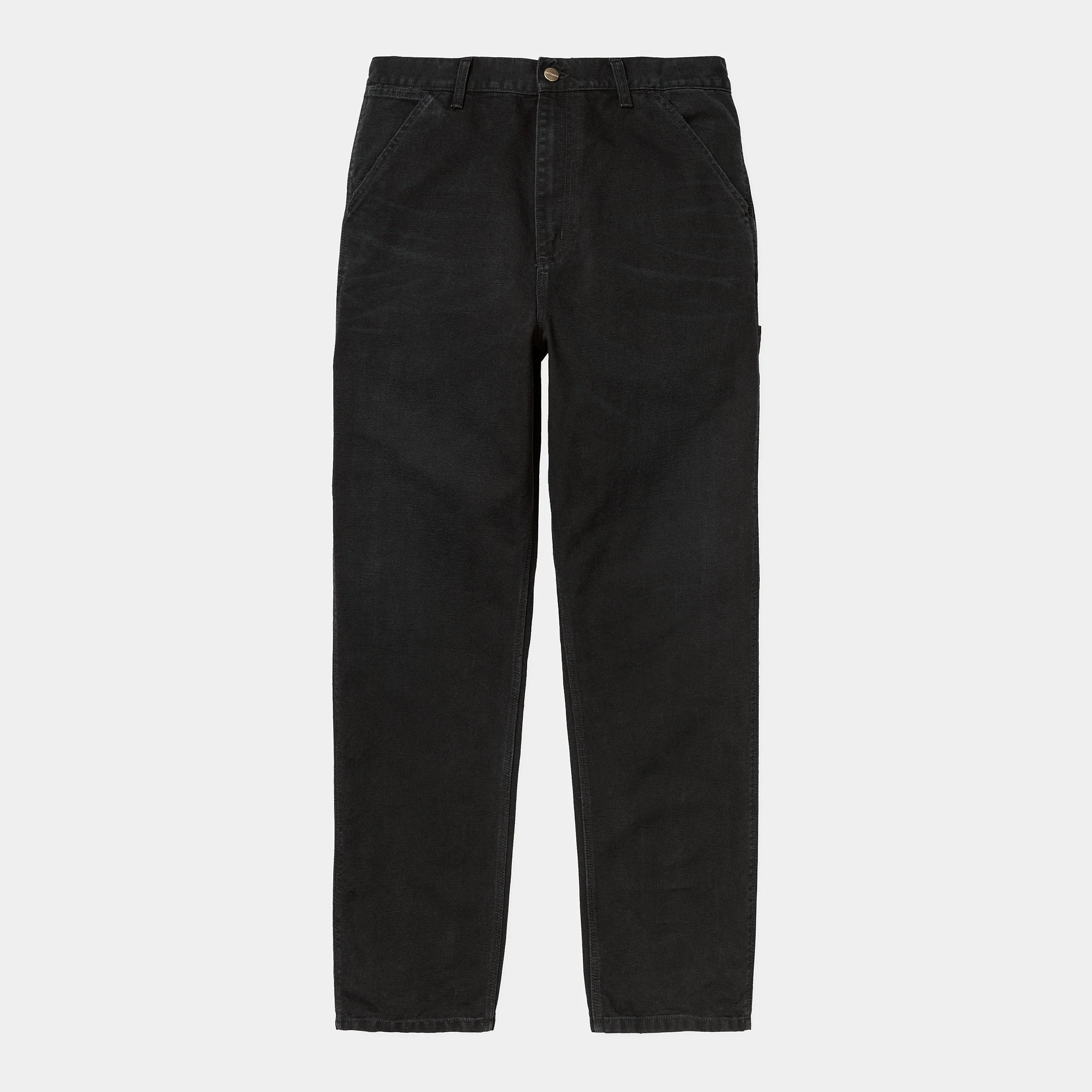 Carhartt WIP - Single Knee Pant - Black (Cotton Aged Canvas) - Image 2