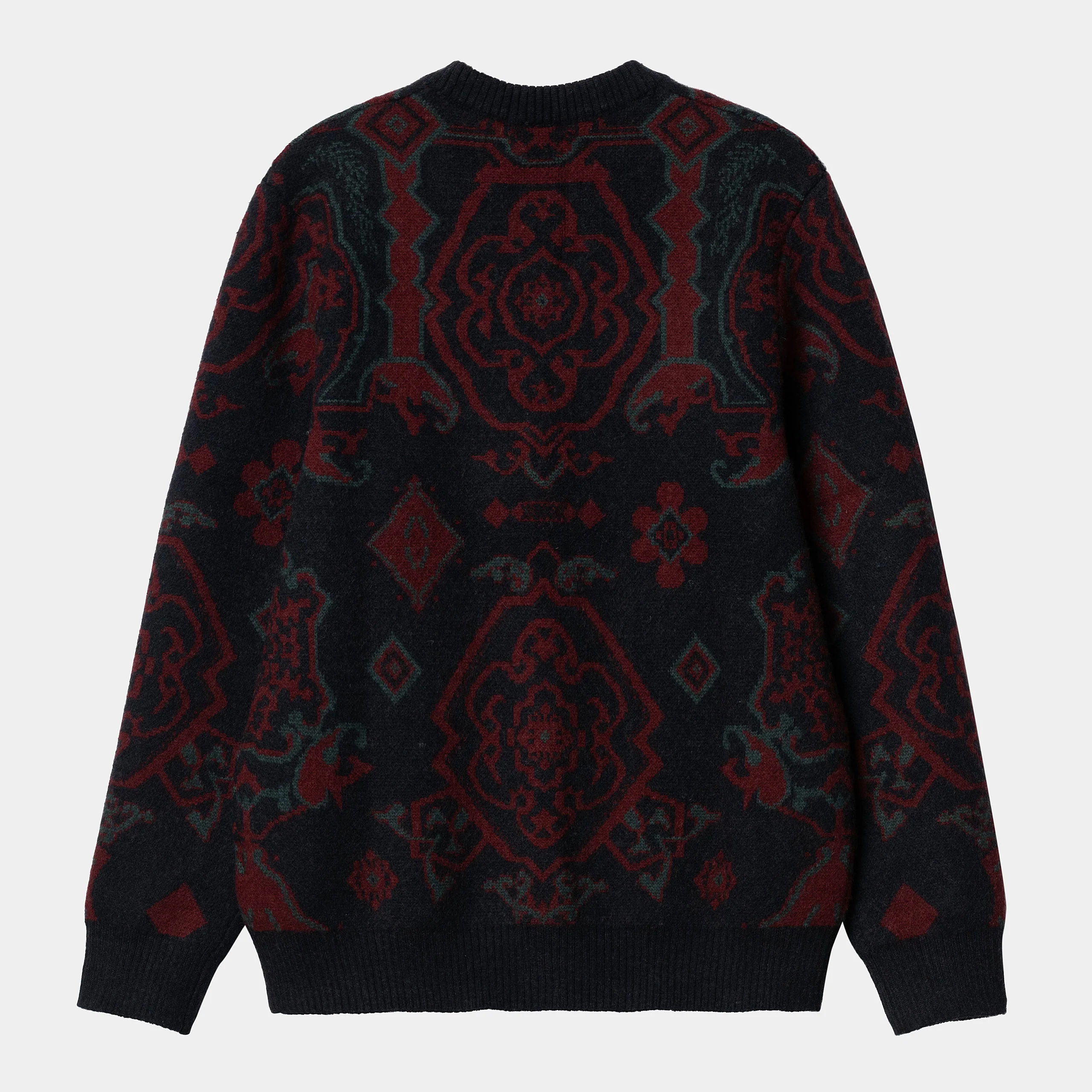 Carhartt WIP - Verse Knitted Cardigan - Verse Jacquard / Dark Navy - Image 2