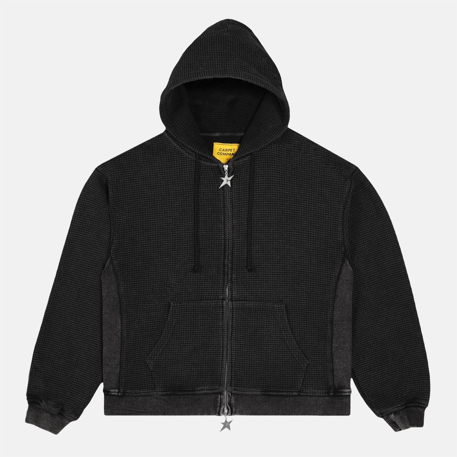 Carpet Company - C-Star Double Zip Hooded Sweatshirt - Black