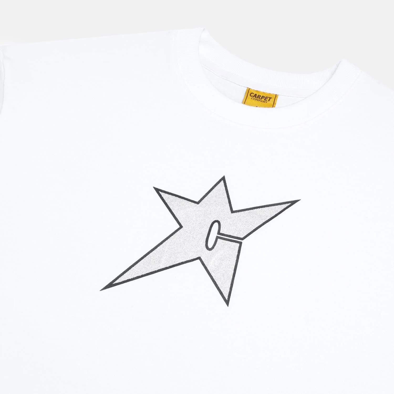 Carpet Company - C-Star Metallic T-Shirt - White - Image 3