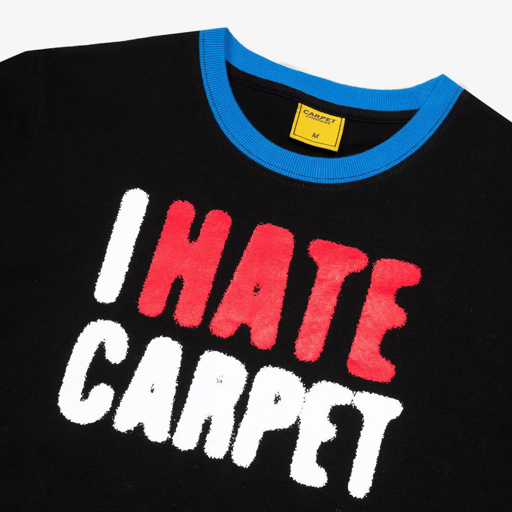 Carpet Company - I Hate Carpet Baby T-Shirt - Black - Image 2