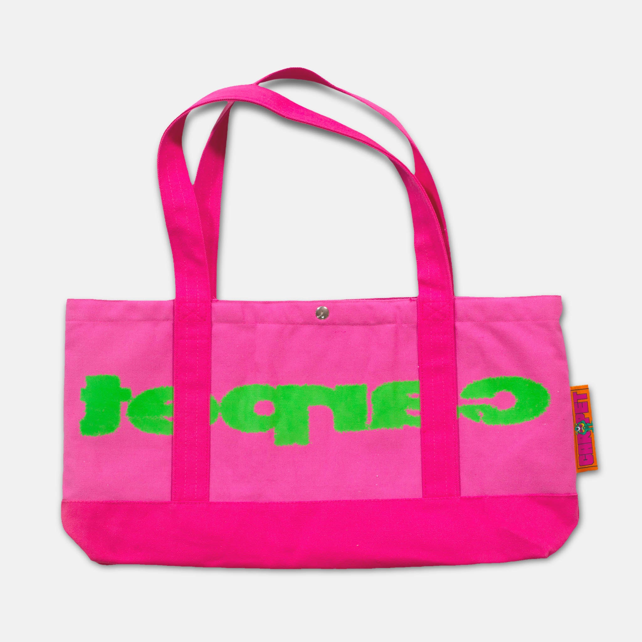 Carpet Company - Logo Tote Bag - Pink - Image 2