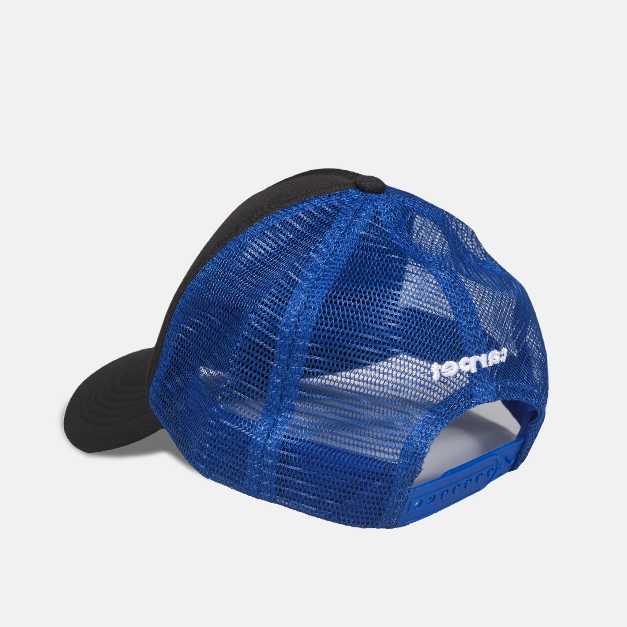 Carpet Company - Puff Trucker Cap - Black / Blue - Image 3