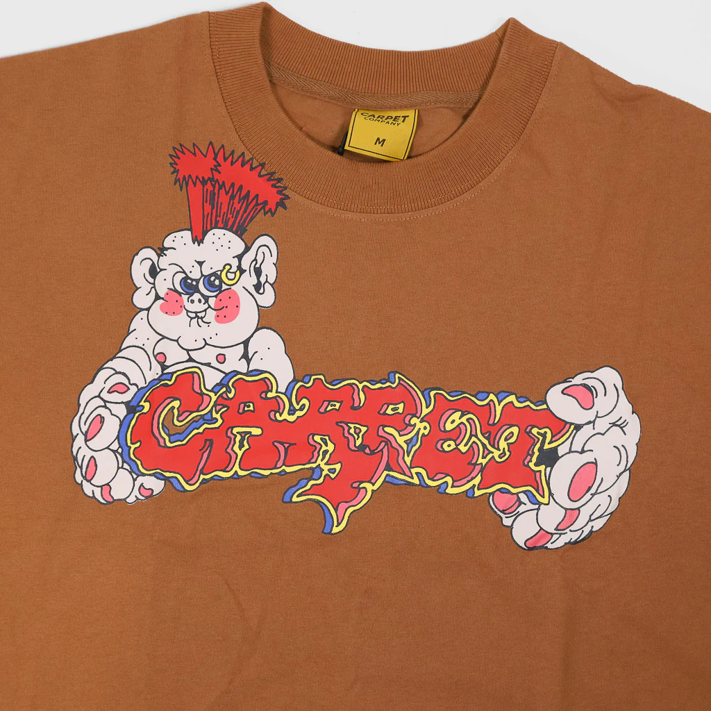 Carpet Company - Punk Baby T-Shirt - Brown - Image 2