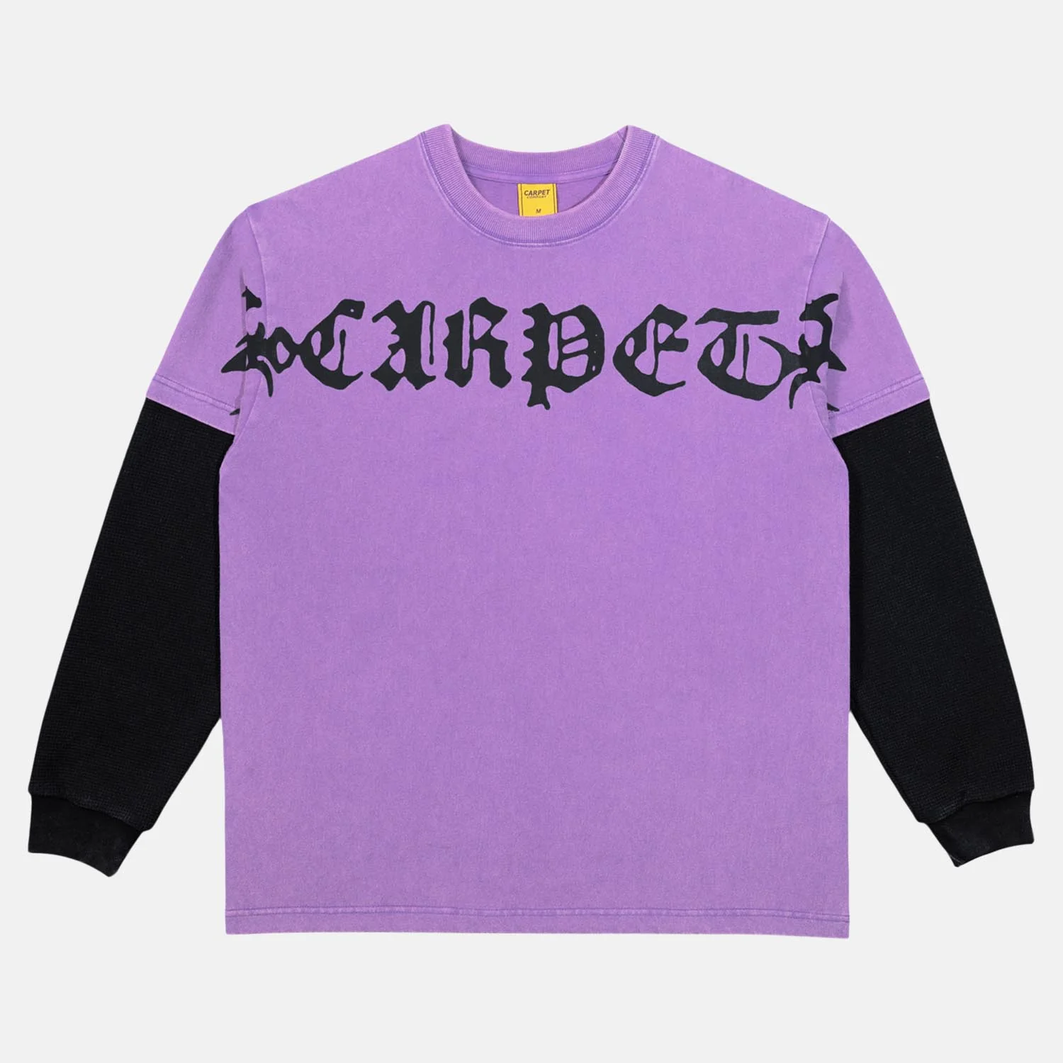 Carpet Company - Trampstamp Longsleeve T-Shirt - Purple / Black