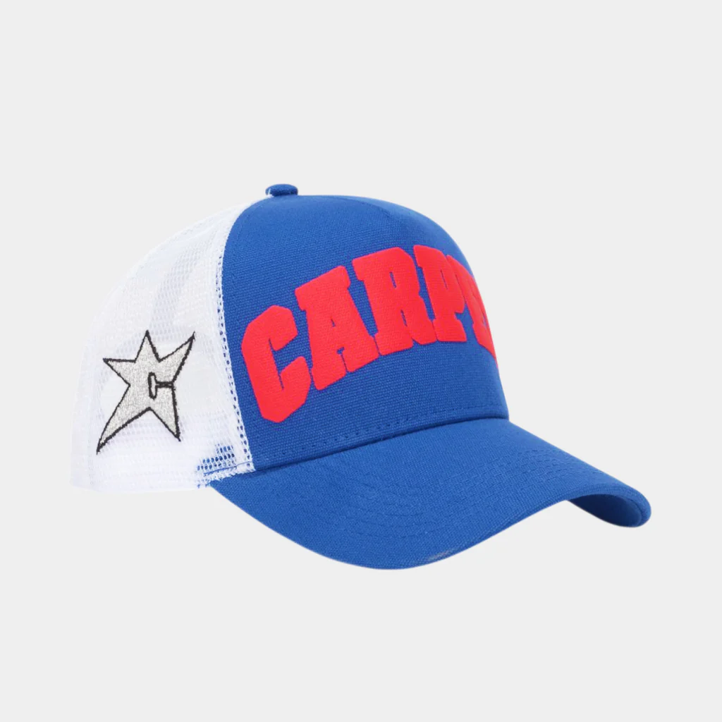 Carpet Company - Varsity Trucker Cap - Blue