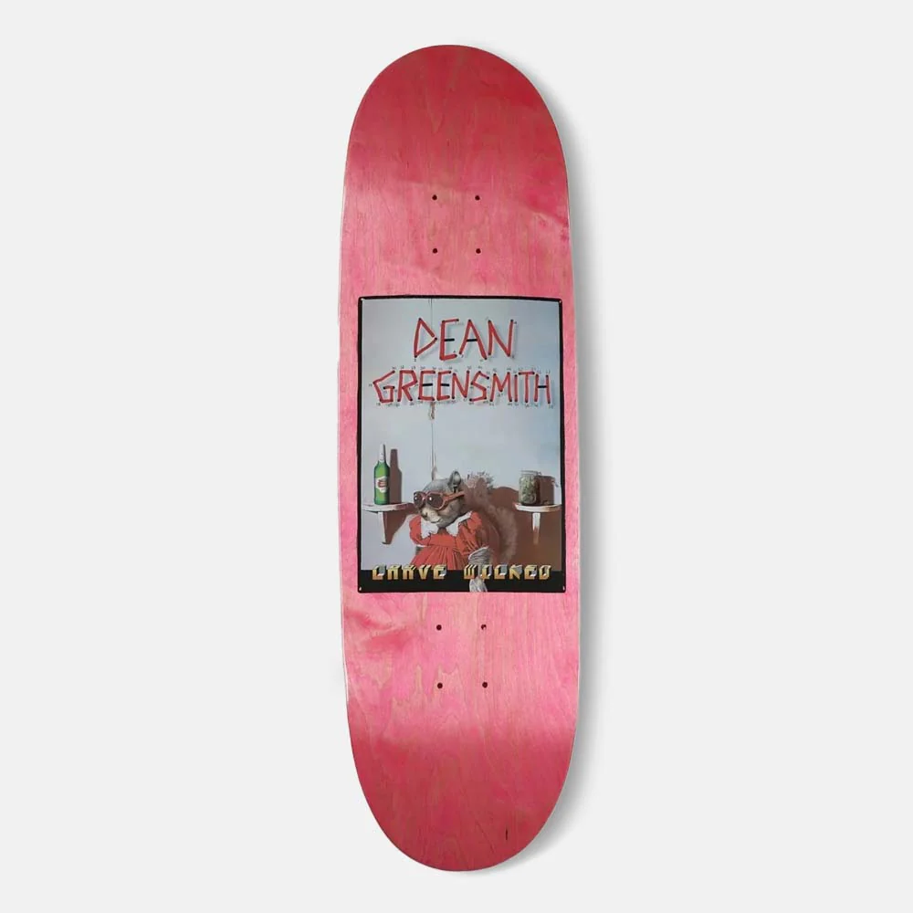 Carve Wicked - 9.125" Dean Greensmith Fella Artois Skateboard Deck - Egg Shape