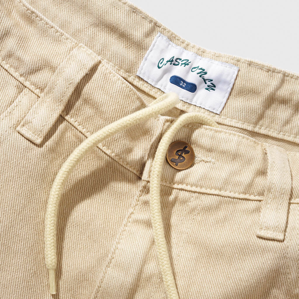 Cash Only - Aleka Denim Cargo Jeans - Khaki - Image 5