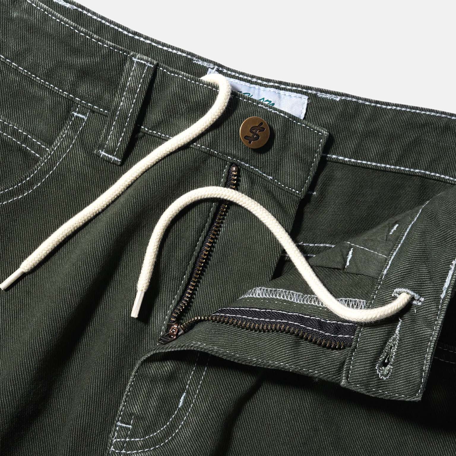 Cash Only - Aleka Denim Cargo Jeans - Washed Army - Image 3