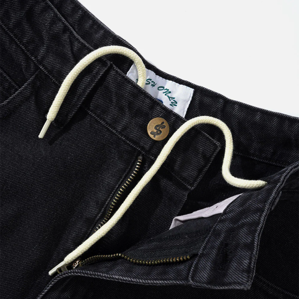 Cash Only - Aleka Denim Cargo Pants - Black - Image 6