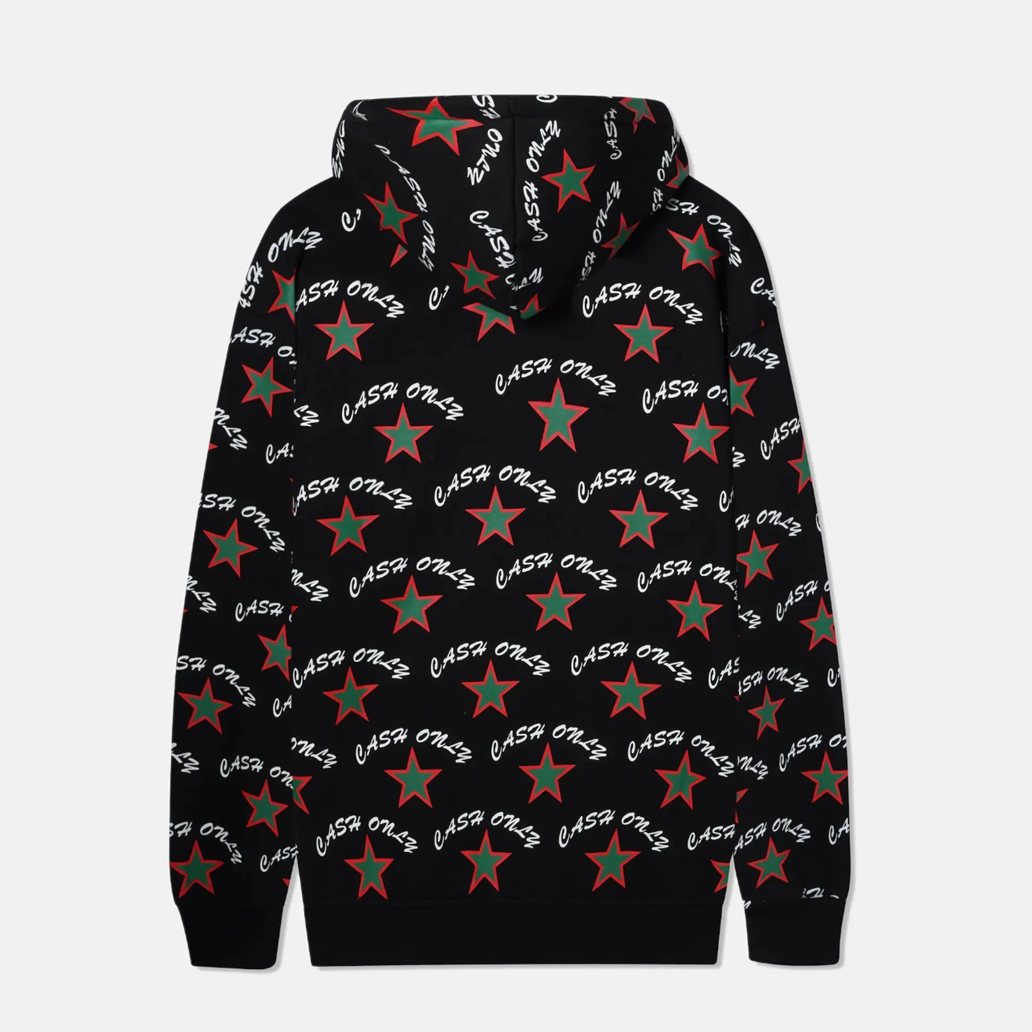 Cash Only - All Over Print Zip-Thru Hooded Sweatshirt - Black - Image 2