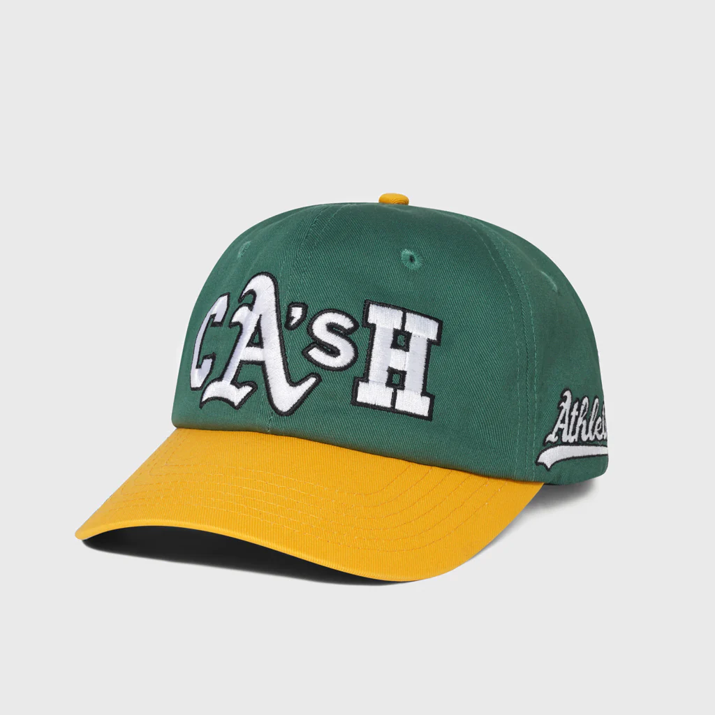Cash Only - Ballpark 6 Panel Cap - Green / Gold