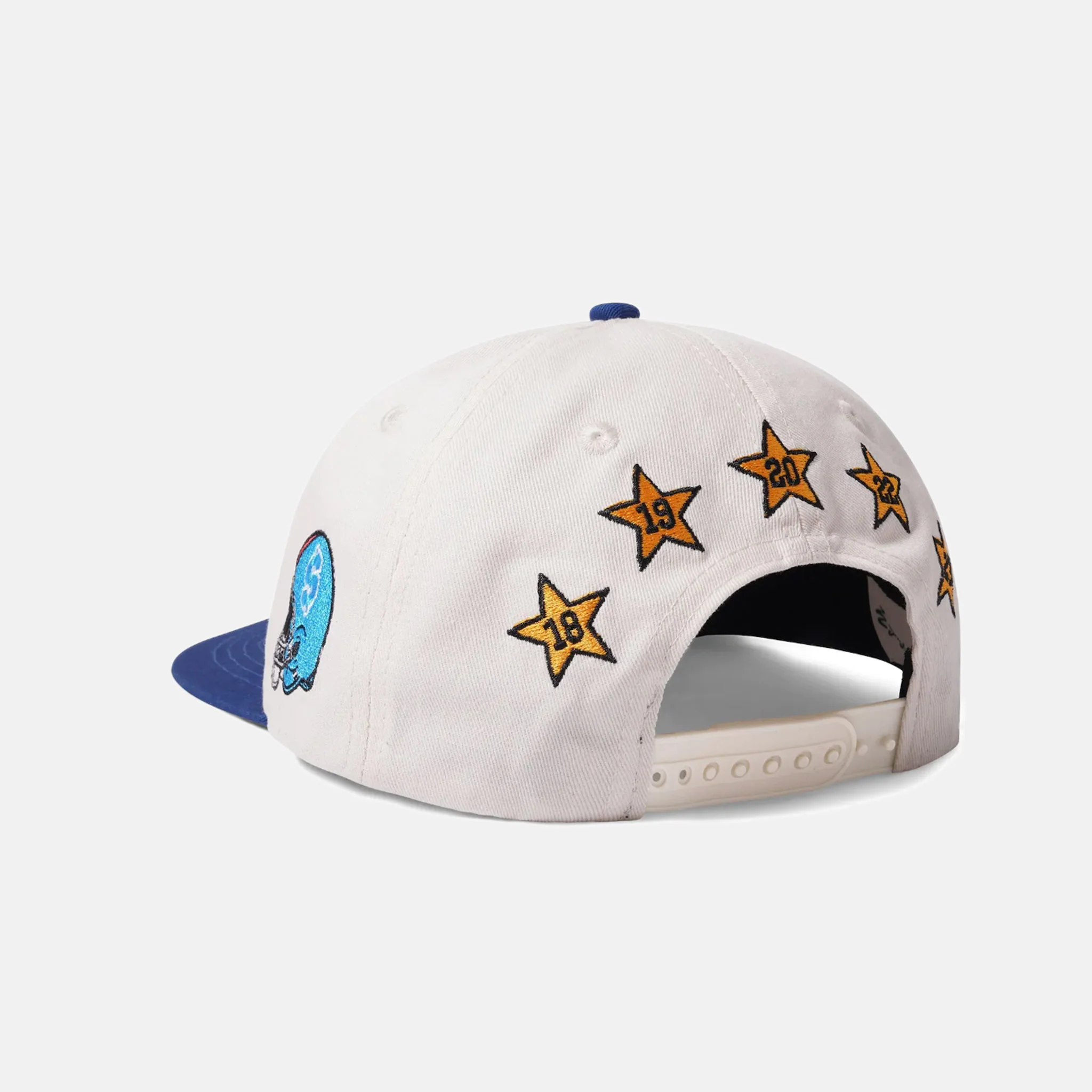 Cash Only - Super Bowl Snapback Cap - Cream / Royal Blue - Image 2
