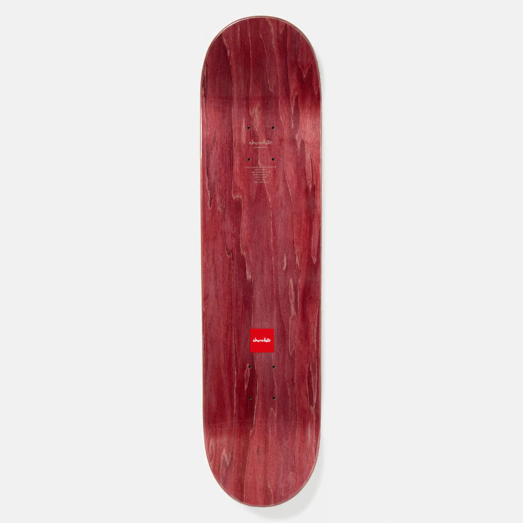 Chocolate Skateboards - 8.25" Vincent Alvarez Evan Hecox City ('23) Skateboard Deck - Red - Image 2