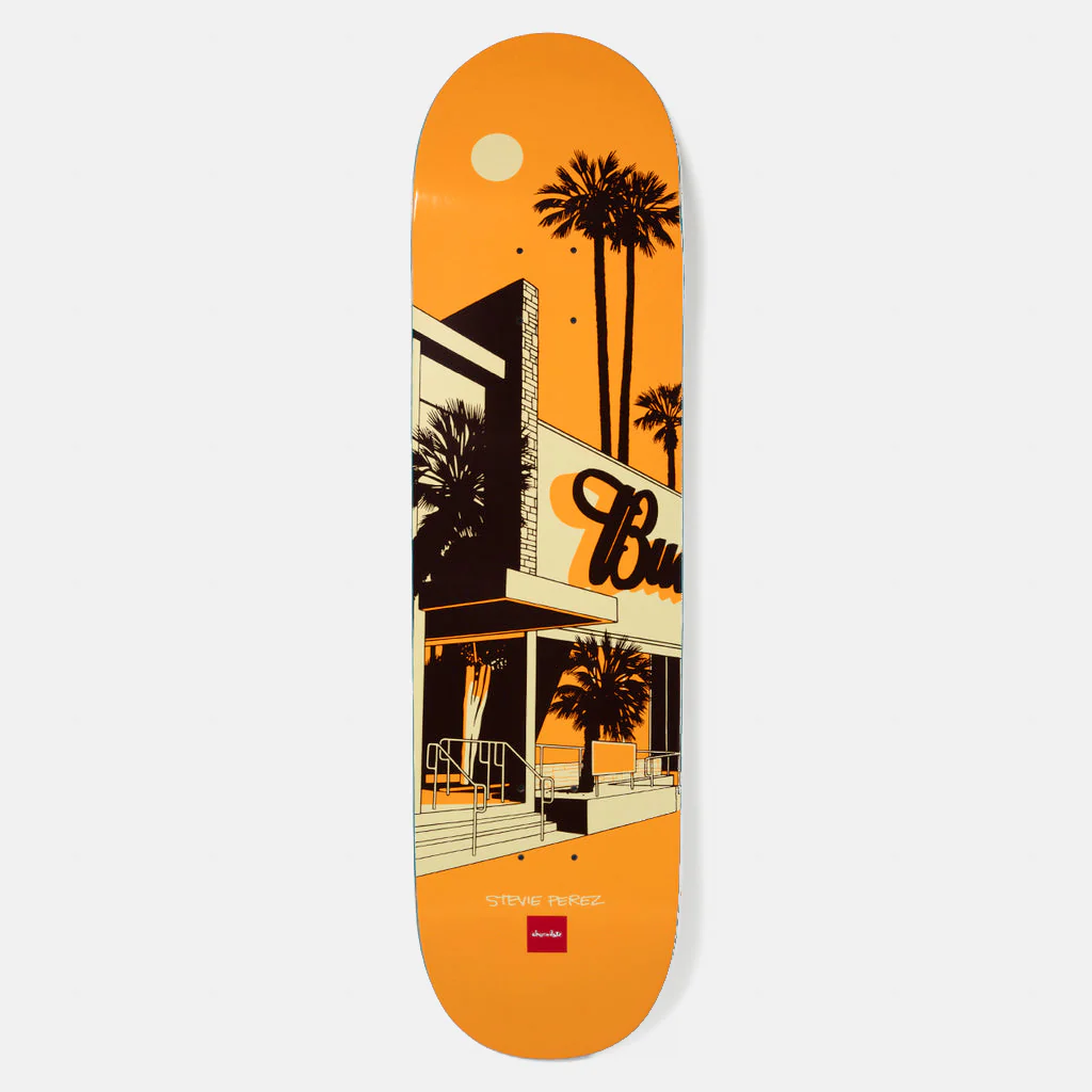 Chocolate Skateboards - 8.4" Stevie Perez Evan Hecox City ('23) Skateboard Deck - Orange