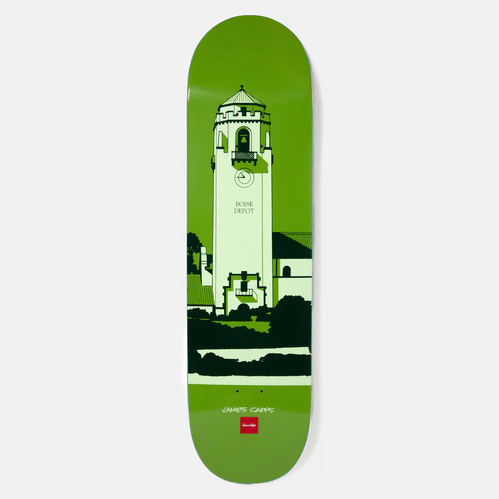 Chocolate Skateboards - 8.5" James Capps Evan Hecox City ('23) Skateboard Deck - Green