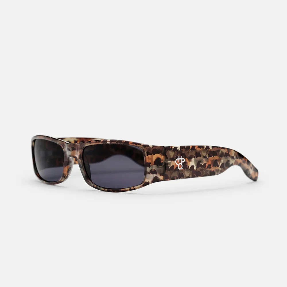 CHPO - Clown Sunglasses - Turtle Brown / Green - Image 2