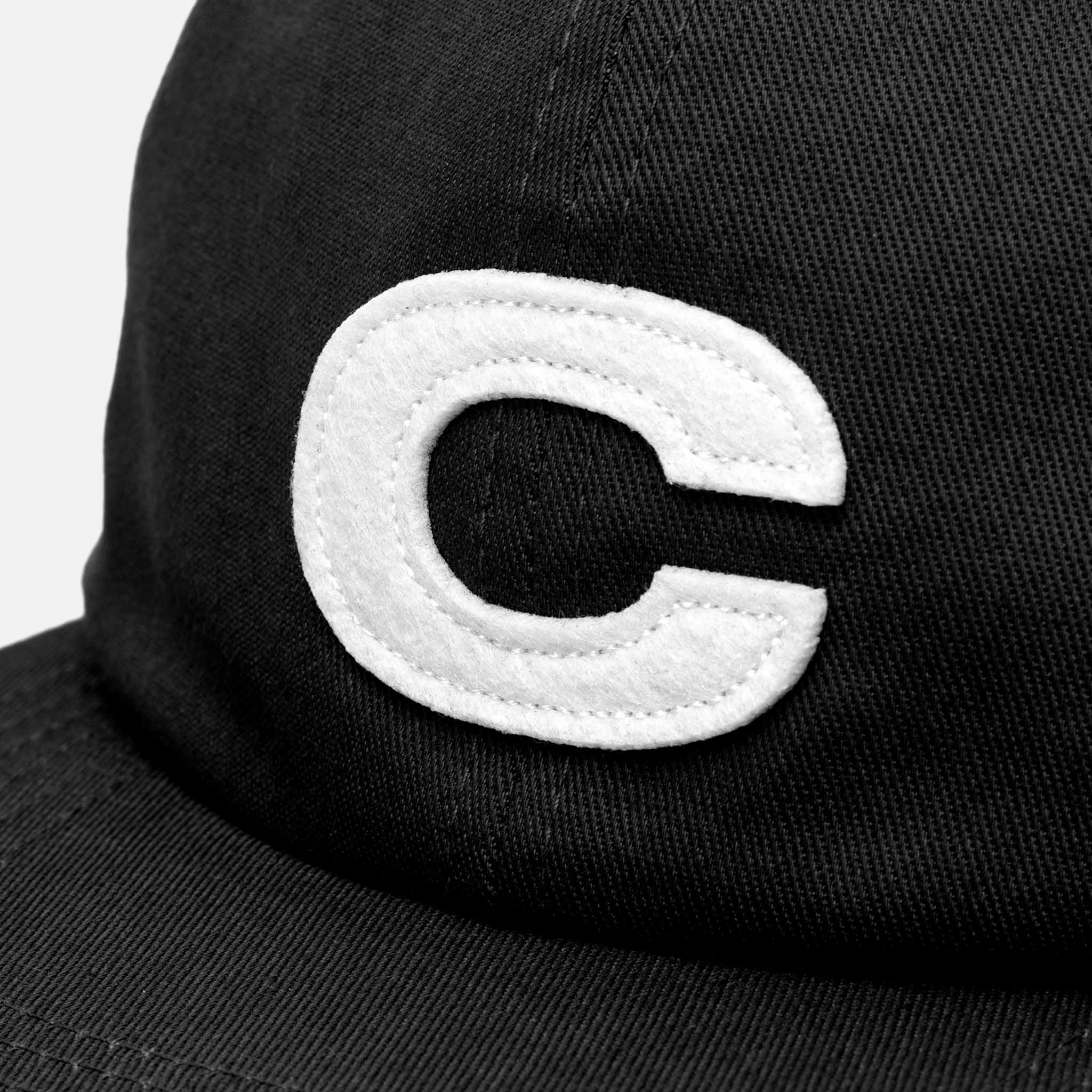 Cleaver Skateboards - C 6 Panel Cap - Black - Image 4