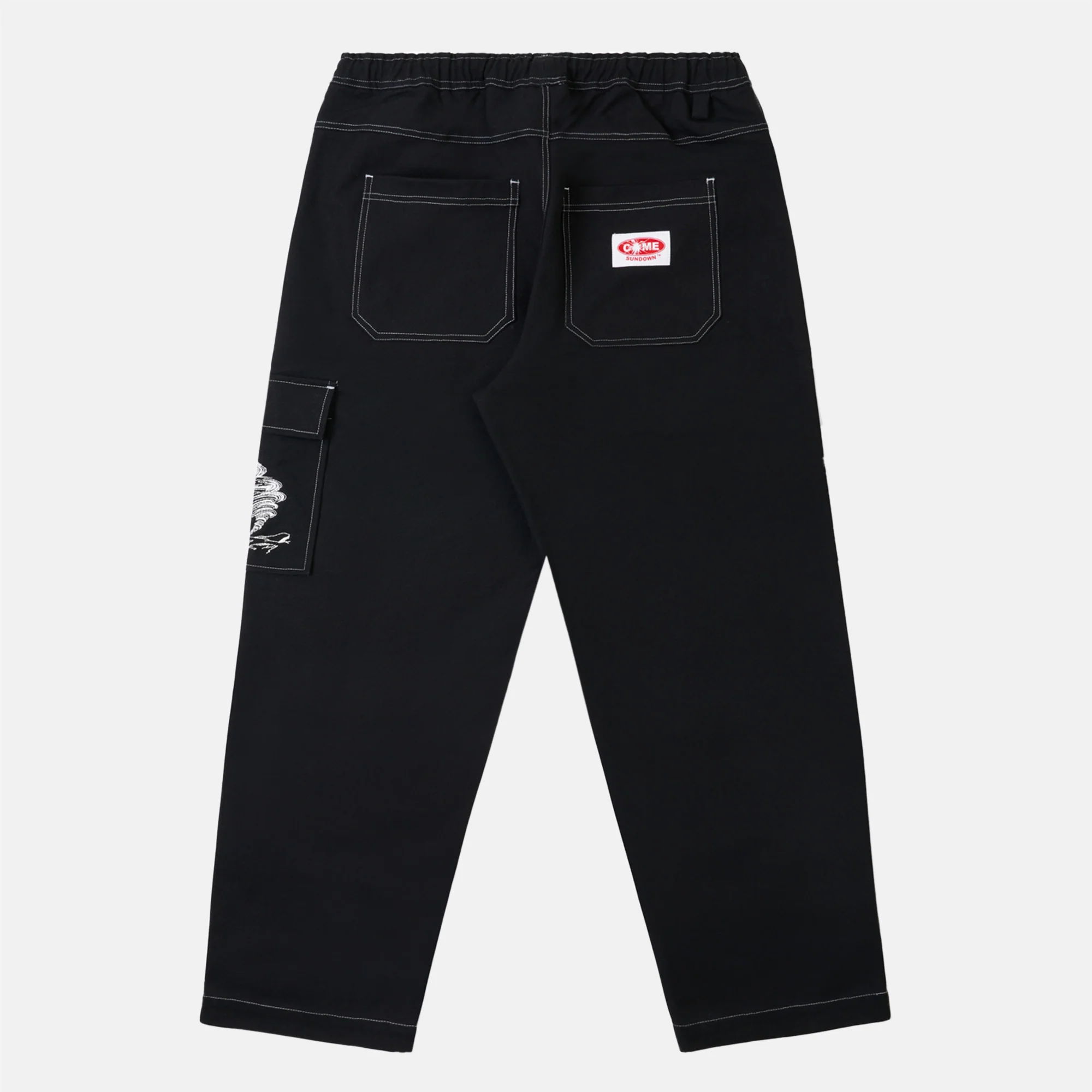 Come Sundown - Twist Pants - Black - Image 2