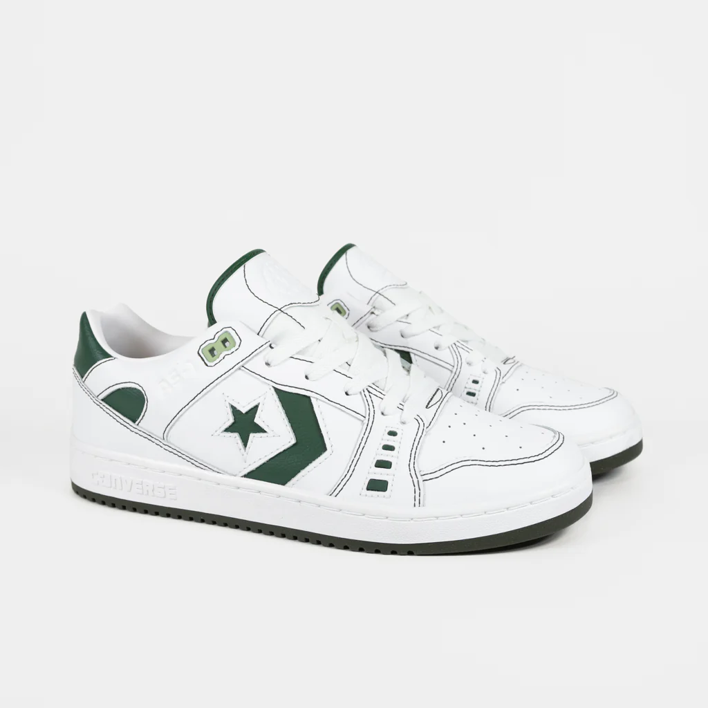 Converse Cons - Alexis Sablone AS-1 Pro Ox Shoes - White / Fir / White - Image 2