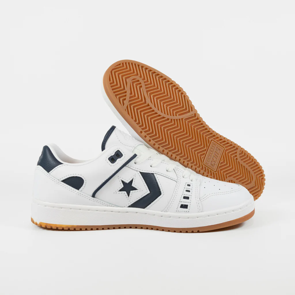 Converse Cons - Alexis Sablone AS-1 Pro Ox Shoes - White / Navy / Gum - Image 3