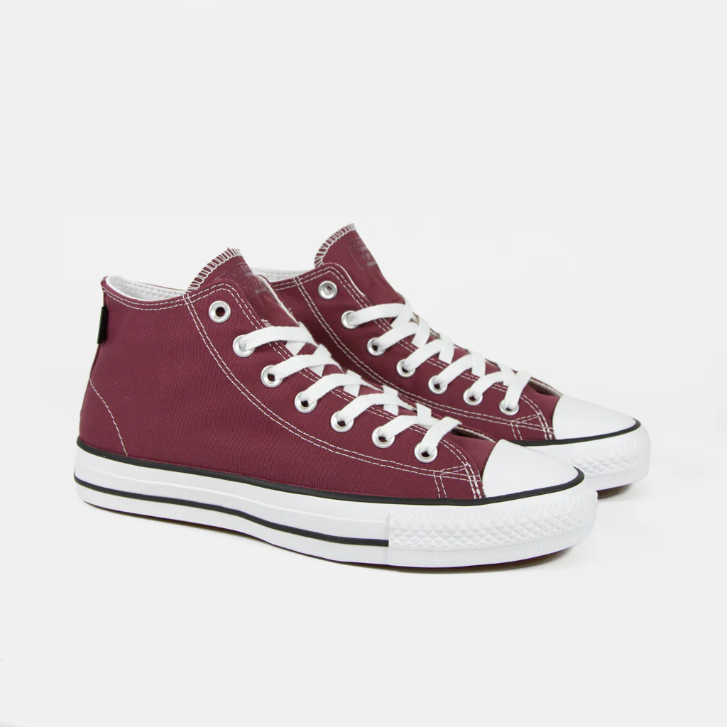 Converse Cons - CTAS Mid Pro Shoes - Cherry Vision / White / White - Image 2