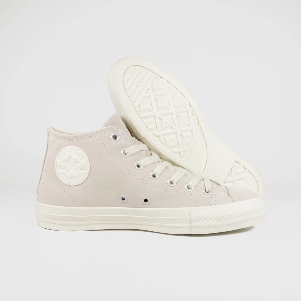 Converse Cons - CTAS Mid Pro Shoes - Egret / Egret / Egret - Image 3