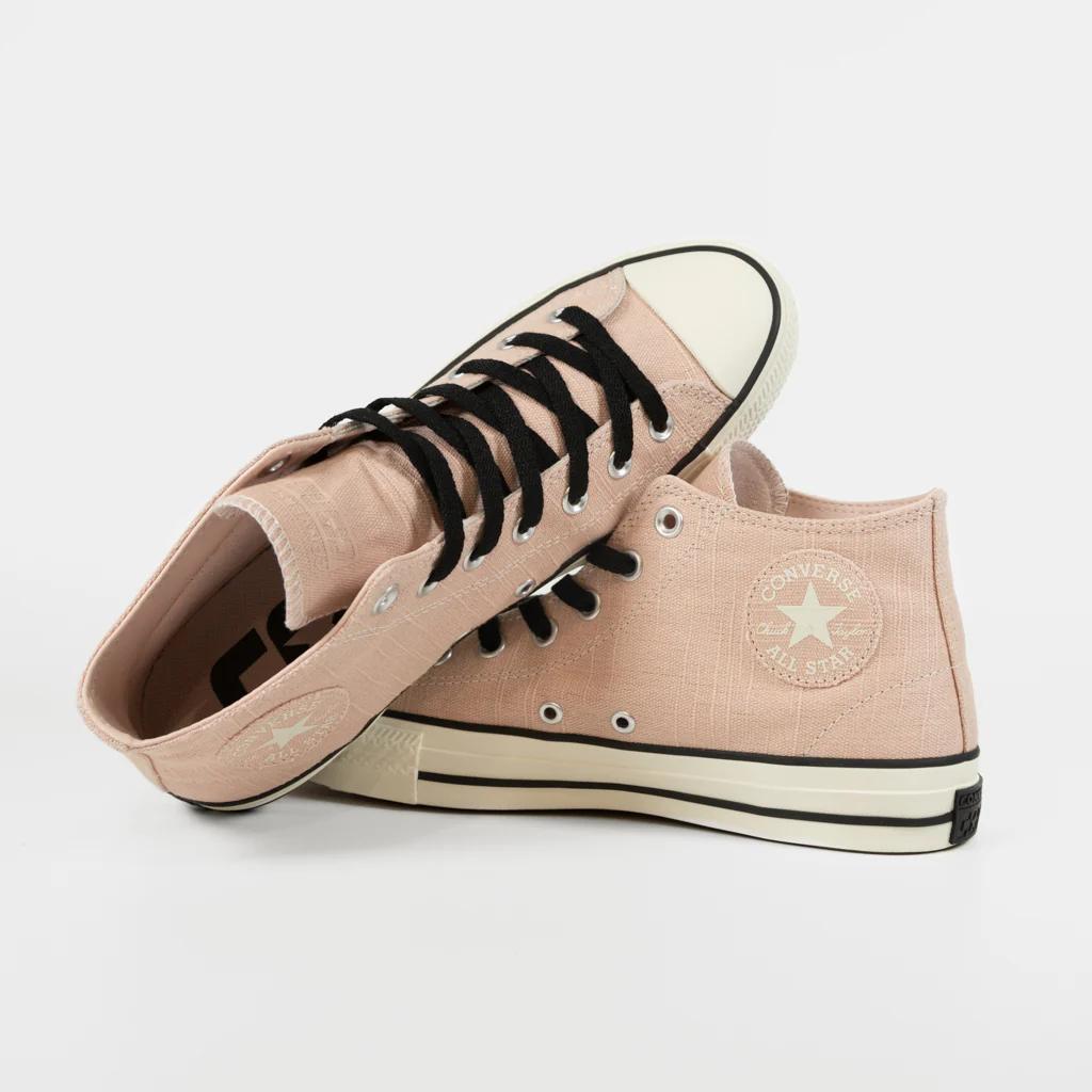 Converse Cons - CTAS Mid Pro Shoes - Pink Sage / Egret / Black - Image 4
