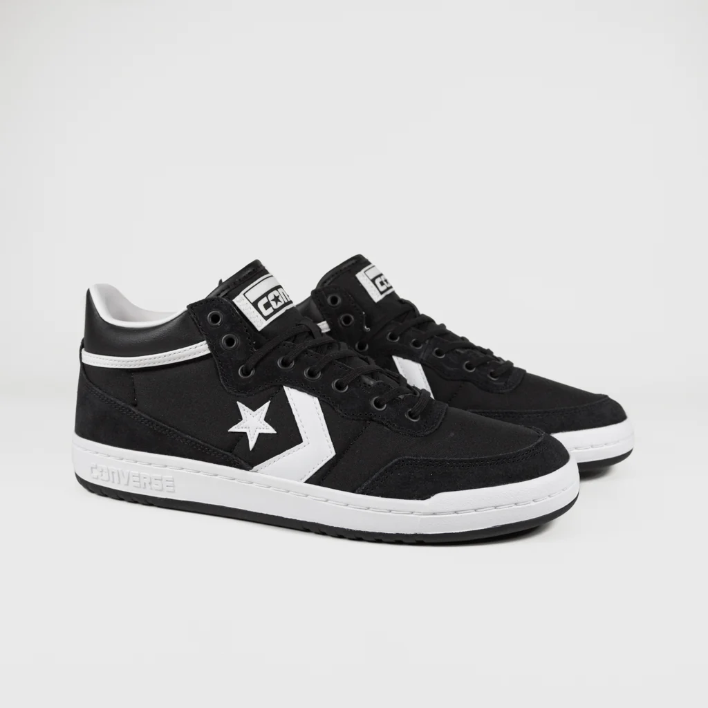 Converse Cons - Fastbreak Pro Mid Shoes - Black / White / Black - Image 2