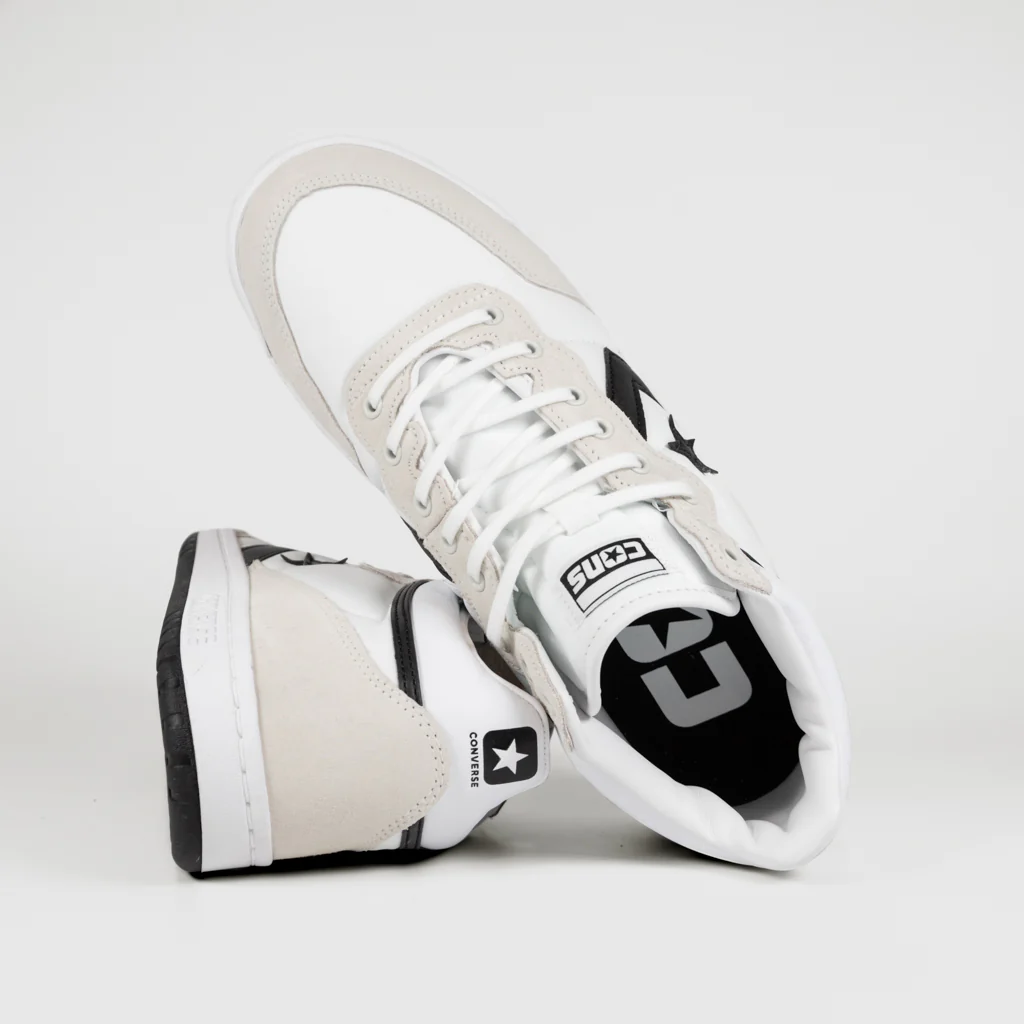 Converse Cons - Fastbreak Pro Mid Shoes - White / Black / Egret - Image 4
