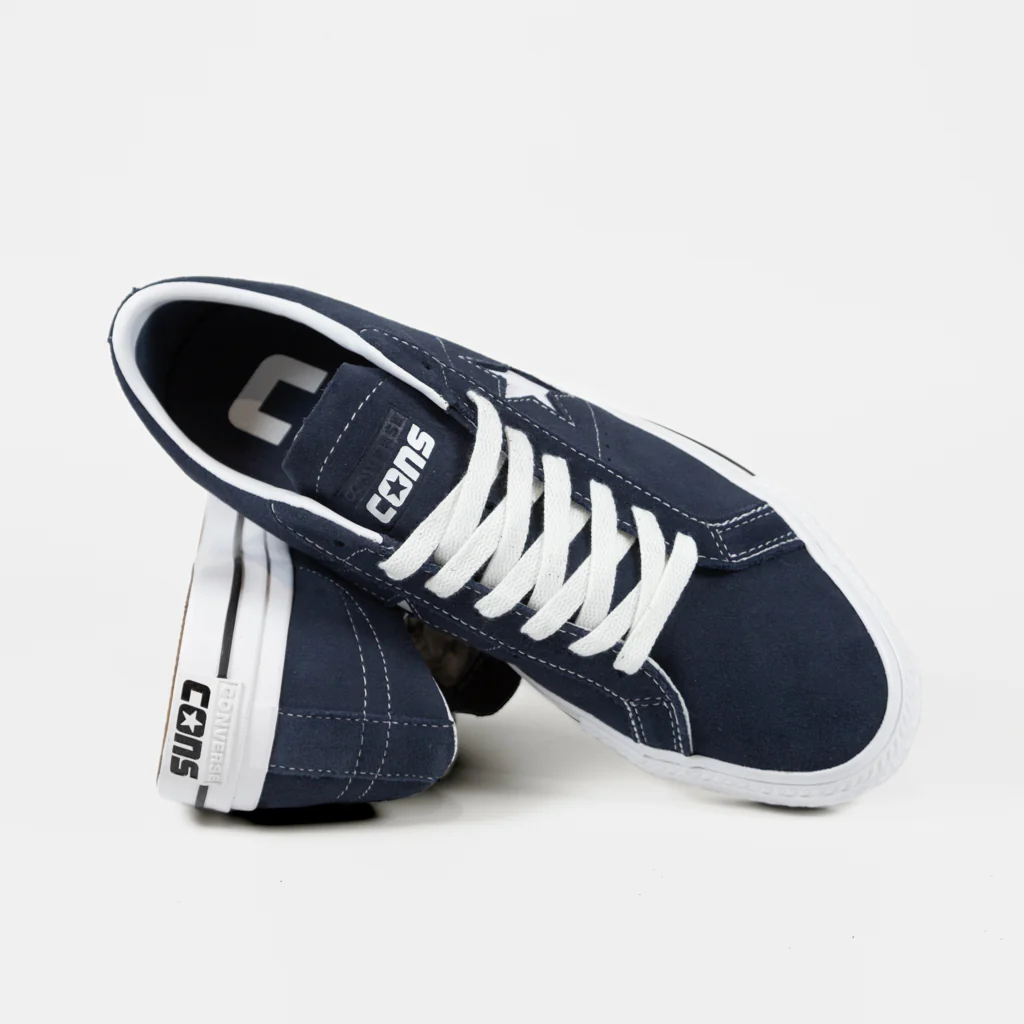 Converse Cons - One Star Pro OX Shoes - Navy / White / Black - Image 4