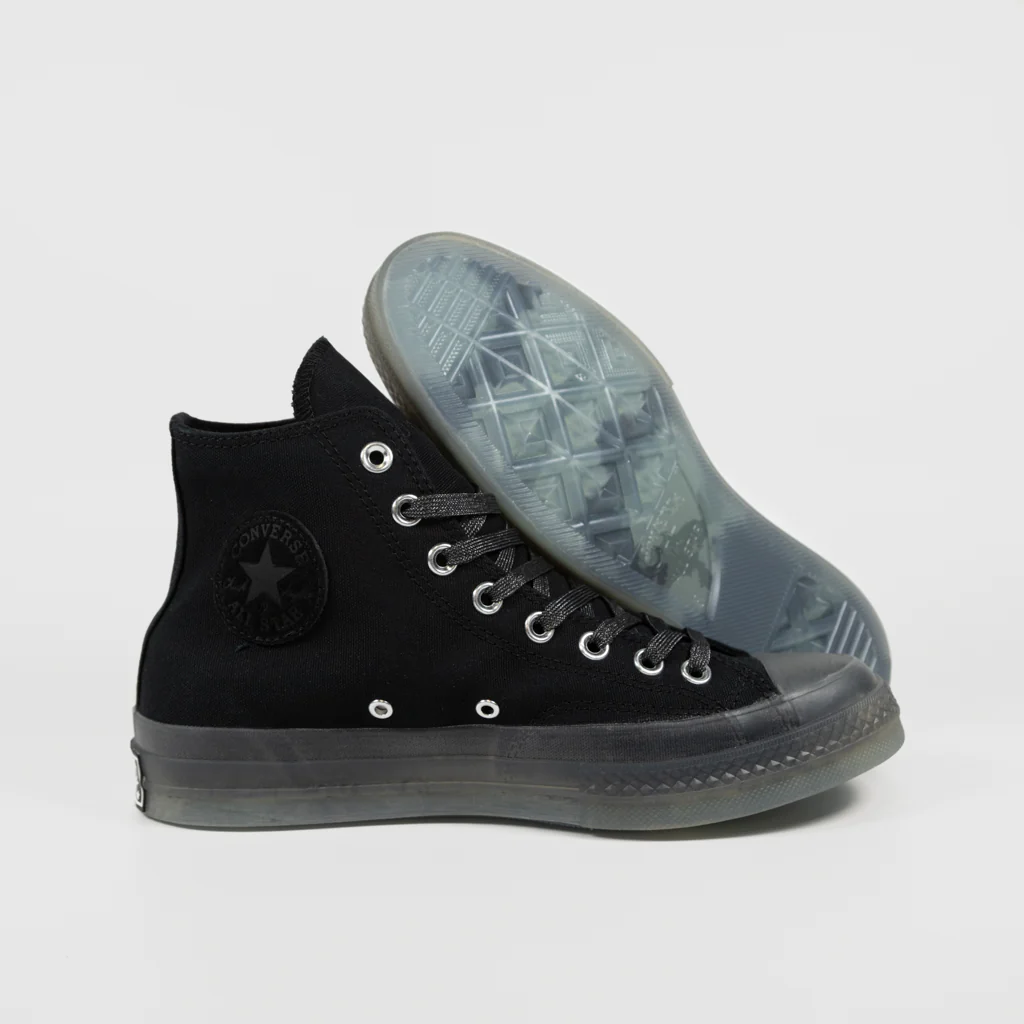 Converse Cons - Turnstile Chuck 70s Hi Shoes - Black / Grey / White - Image 3